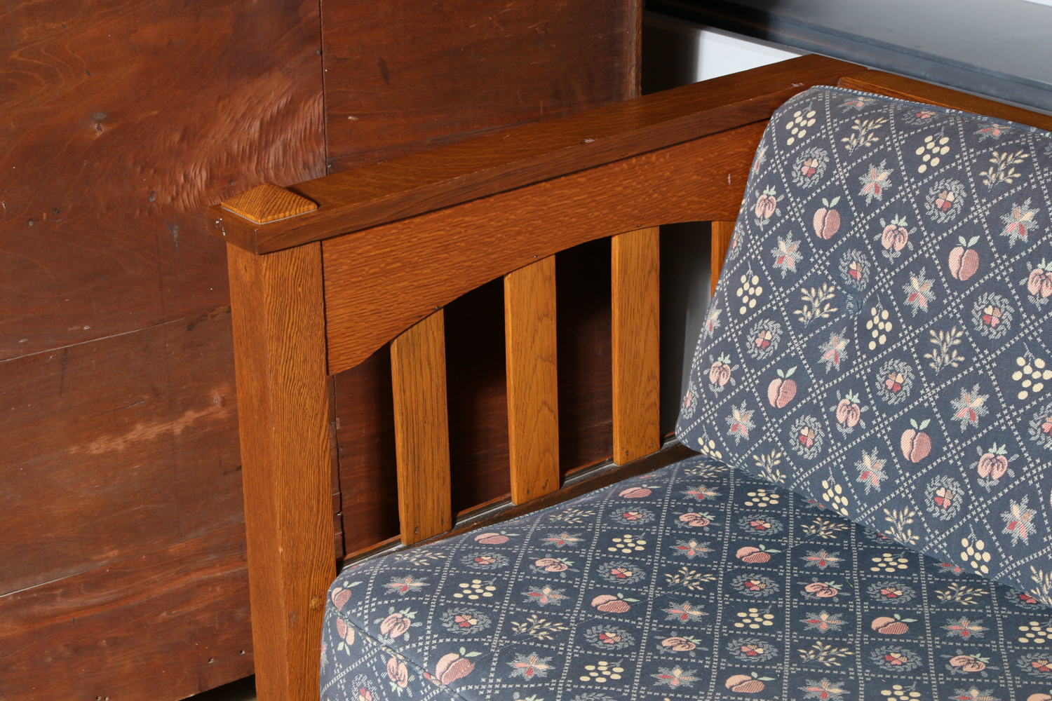 Mission Style Oak Couch