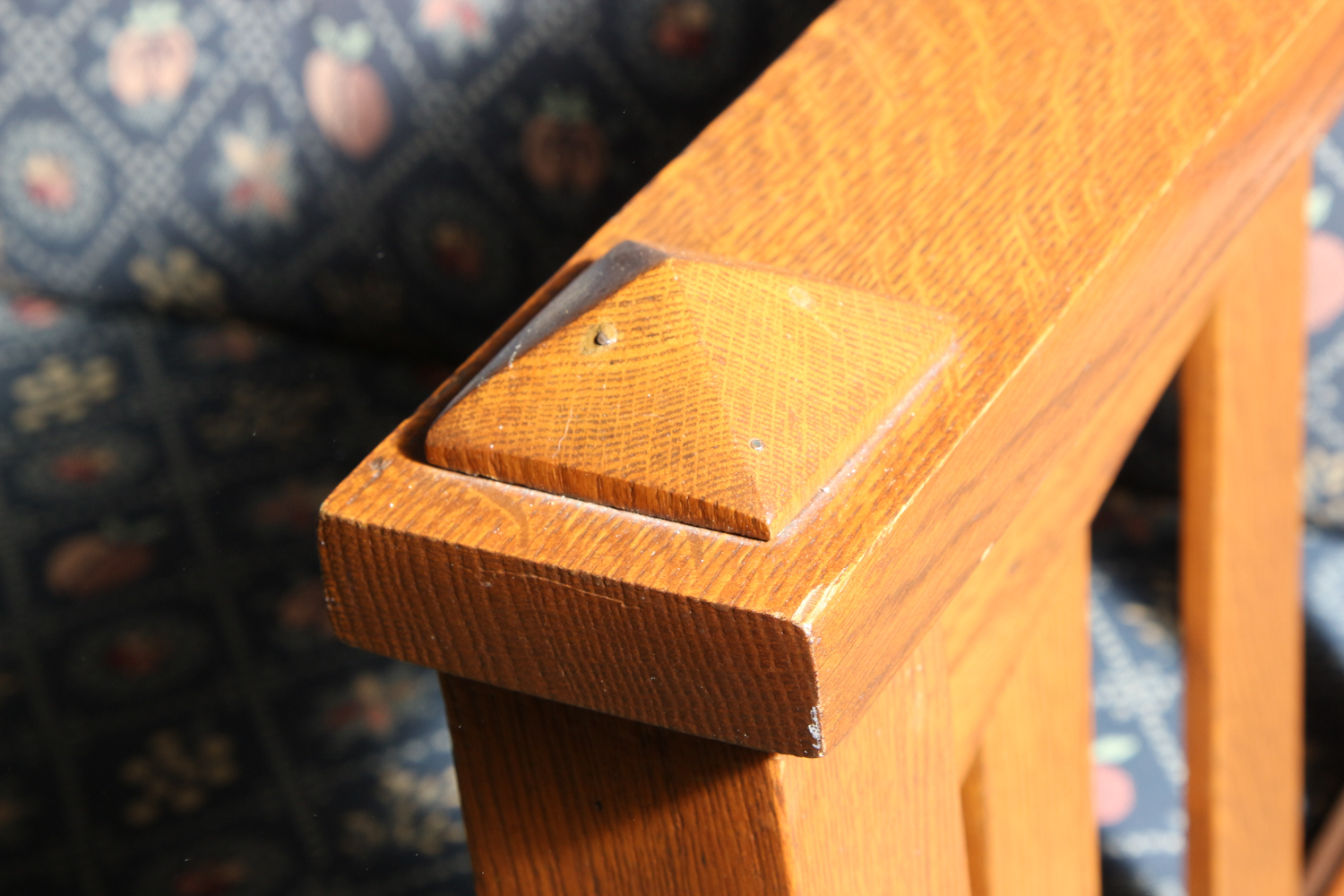 Mission Style Oak Couch