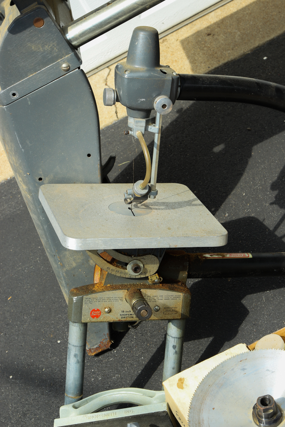 ShopSmith Woodworking Bench and Band Saw with Accessories