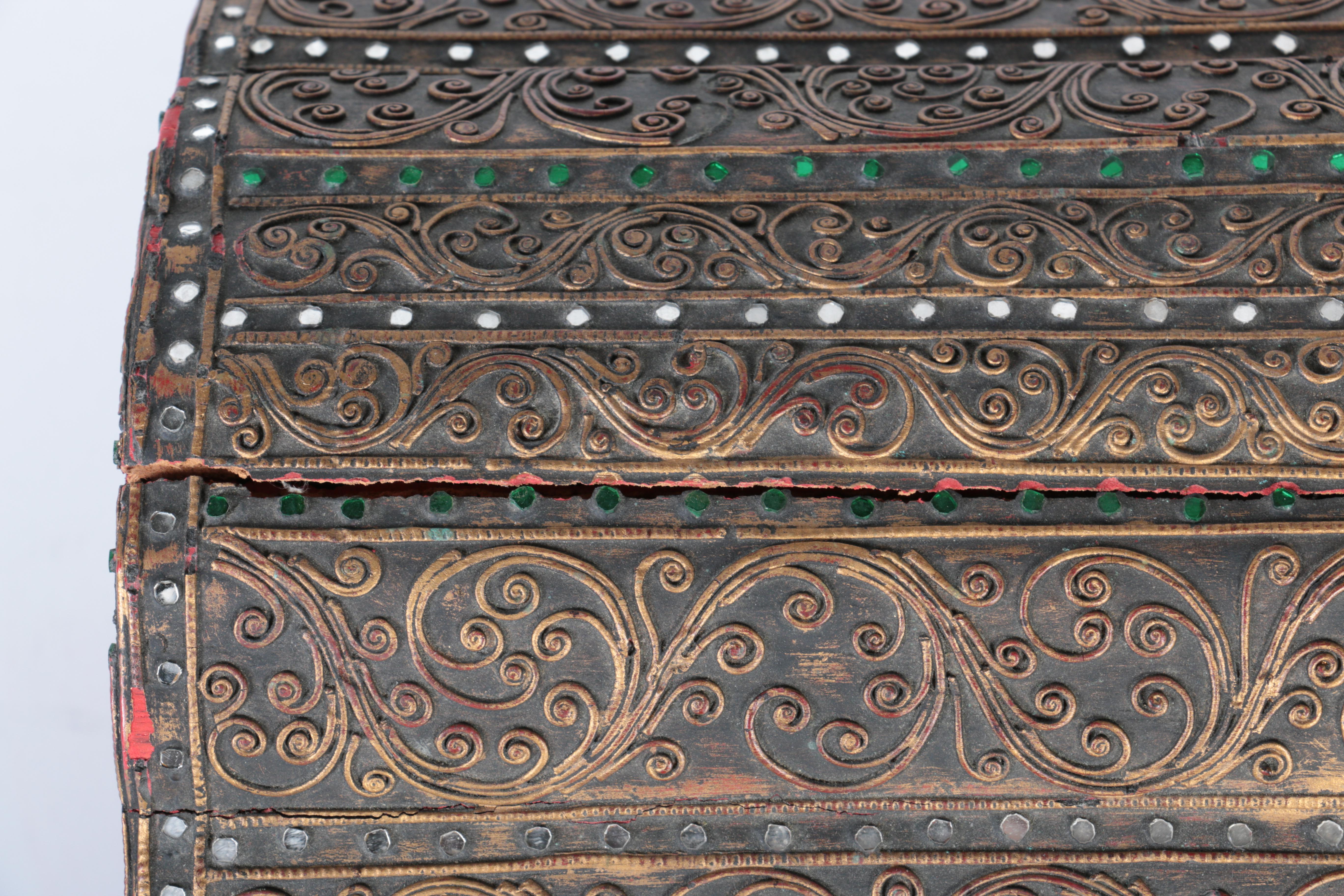 Ornate Footed Storage Box