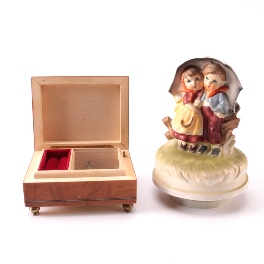 Pair of Music Boxes