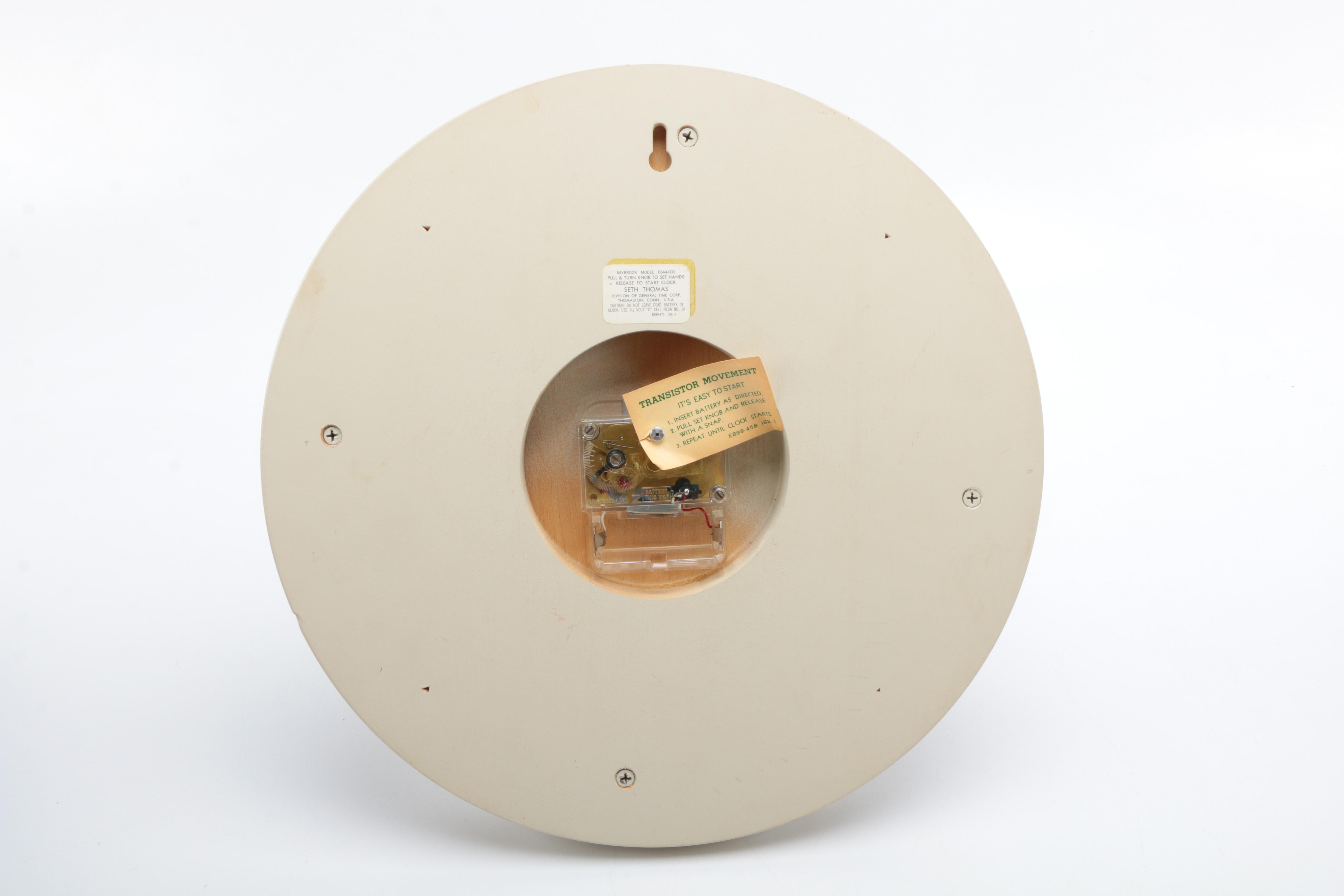 Seth Thomas Wall Clock