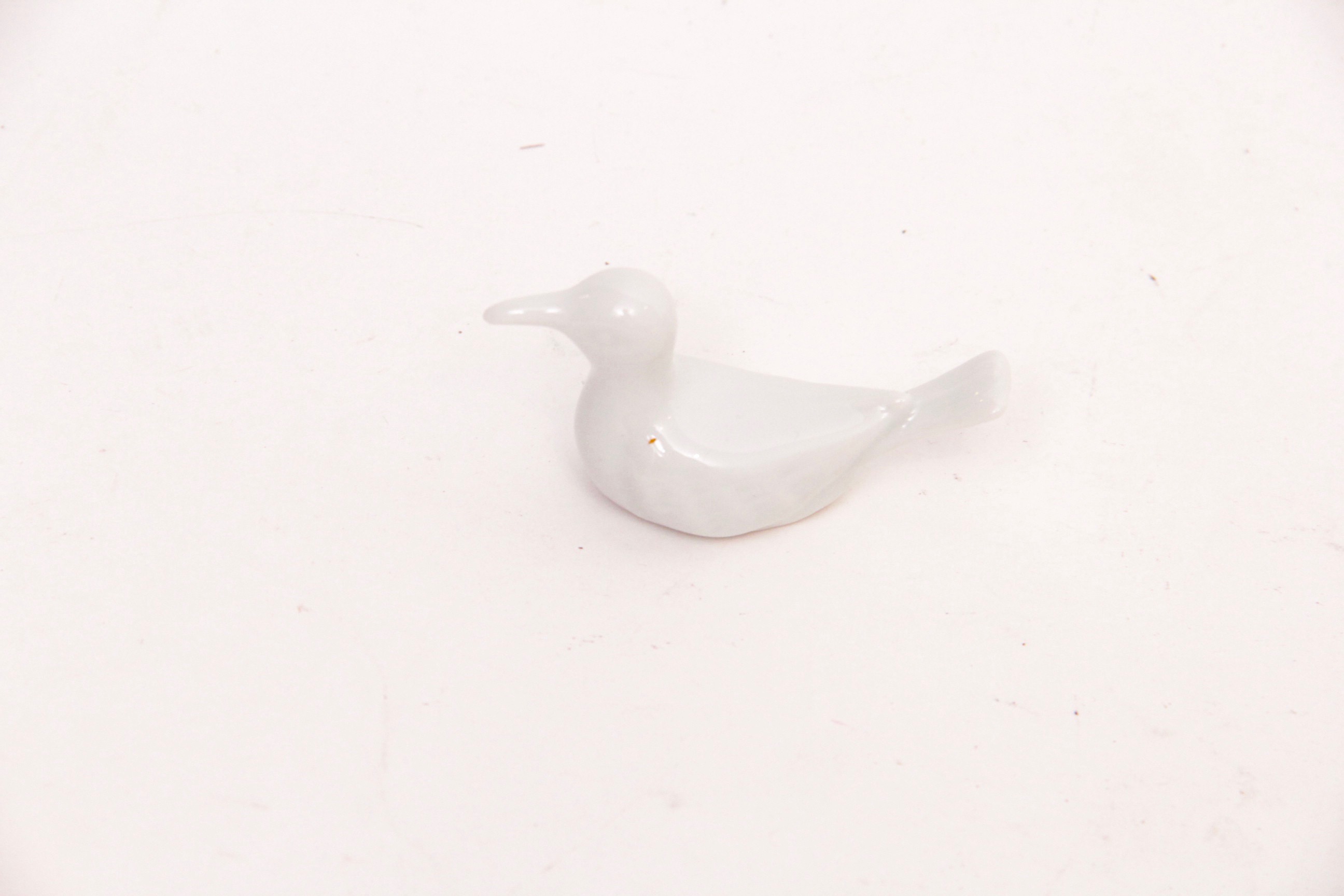 Taiwanese Amber Glass Bottle and Chop Stick Stands