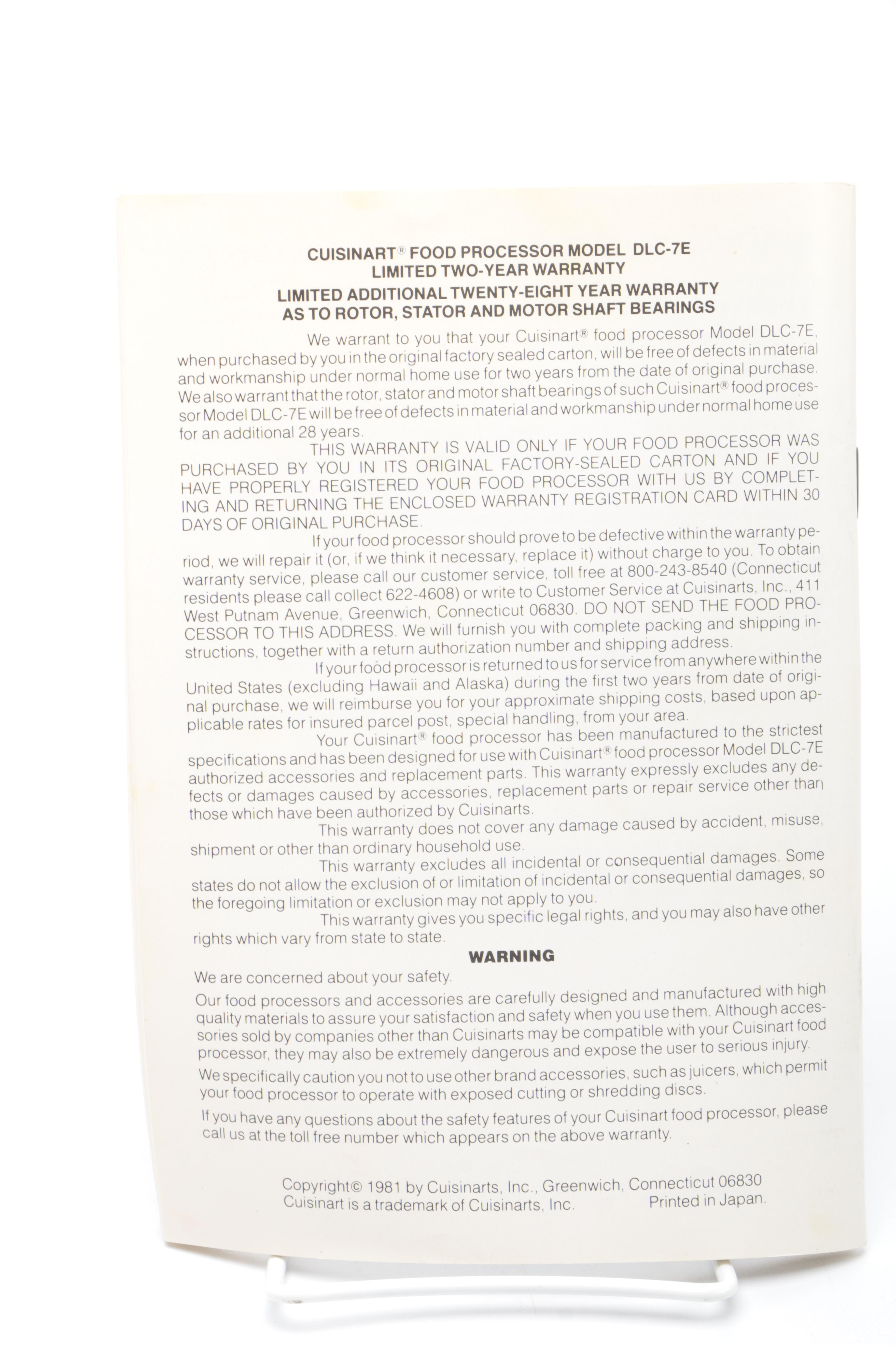 Cuisinart Food Processor