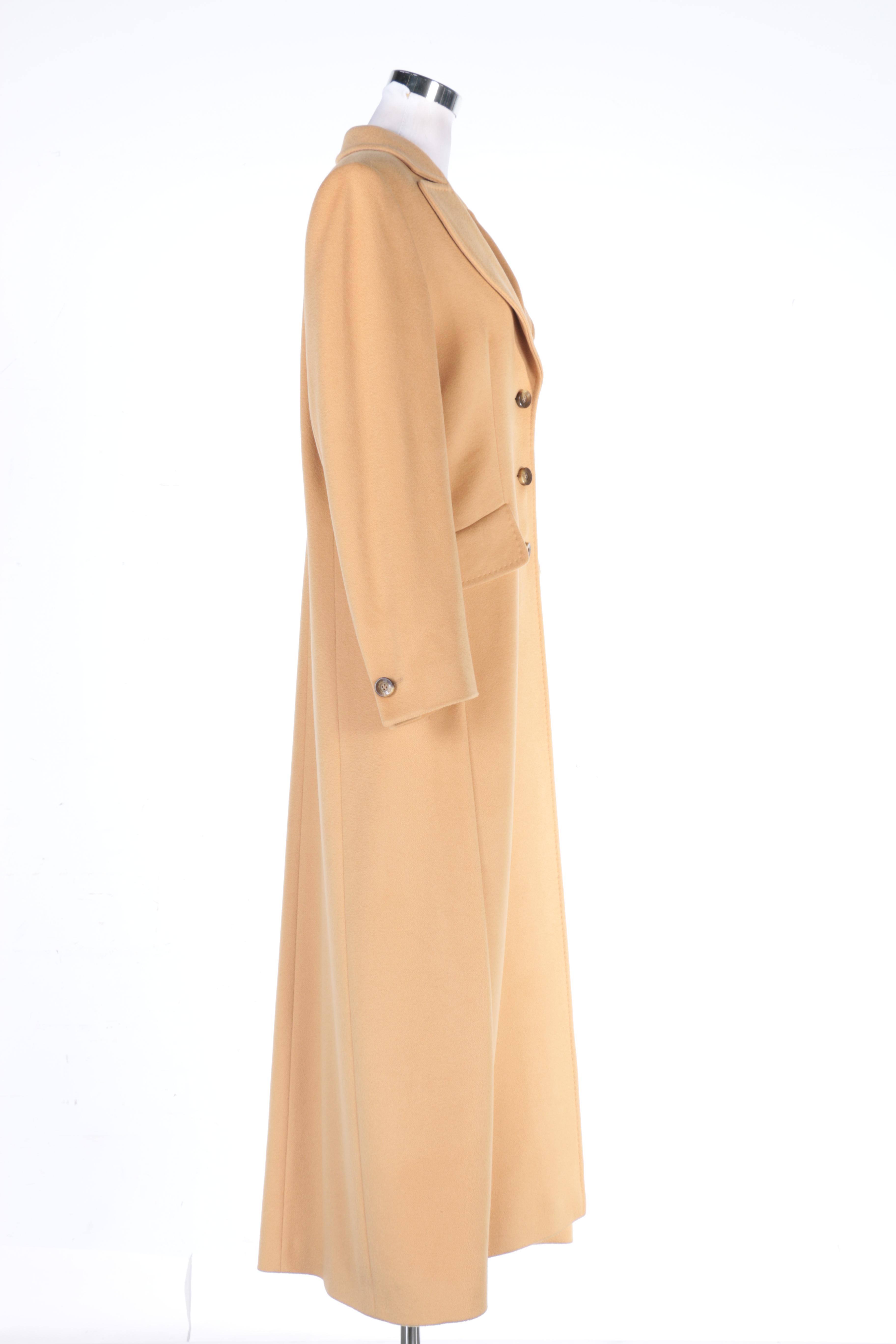 Escada Margaretha Ley Cashmere Full Length Coat
