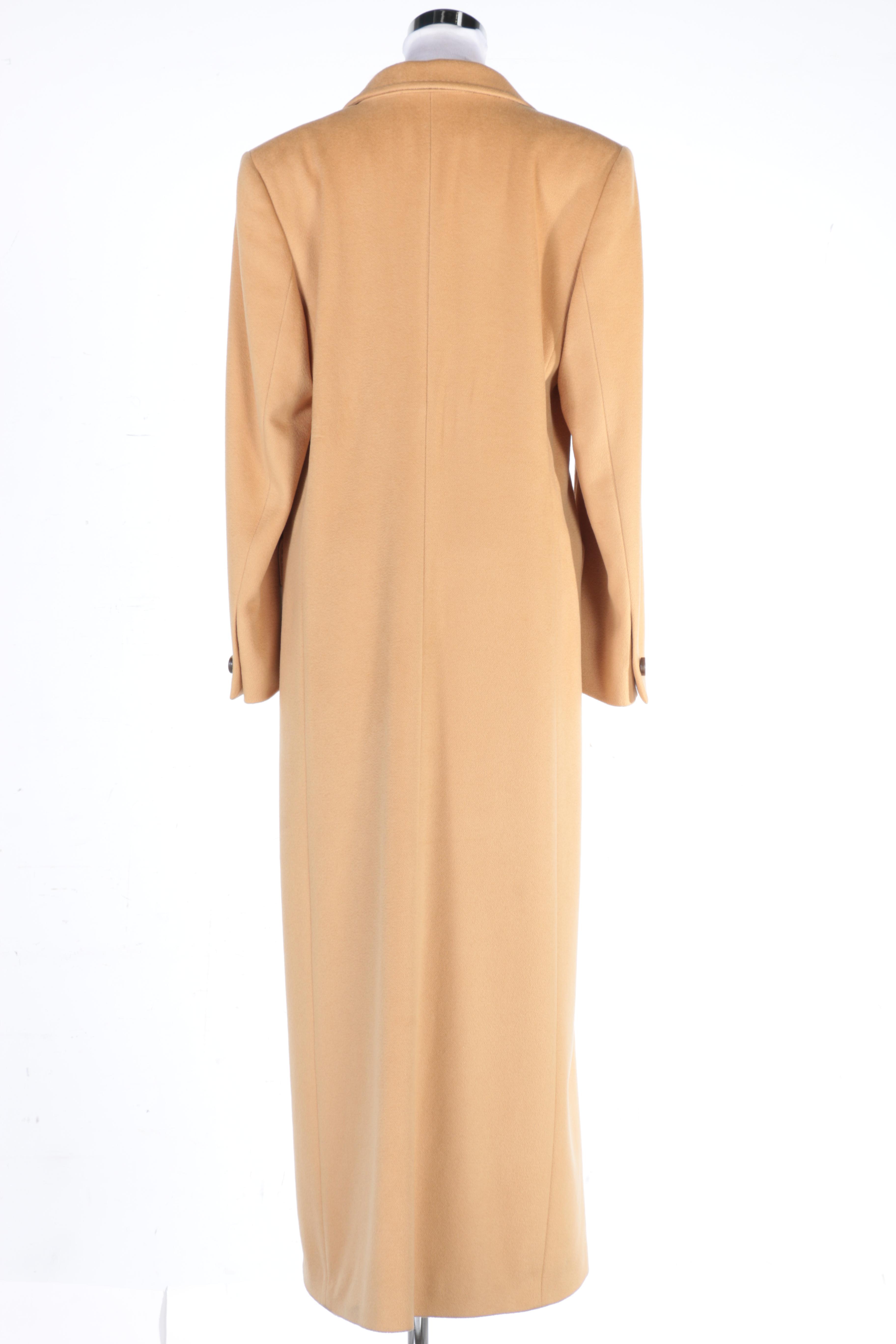 Escada Margaretha Ley Cashmere Full Length Coat