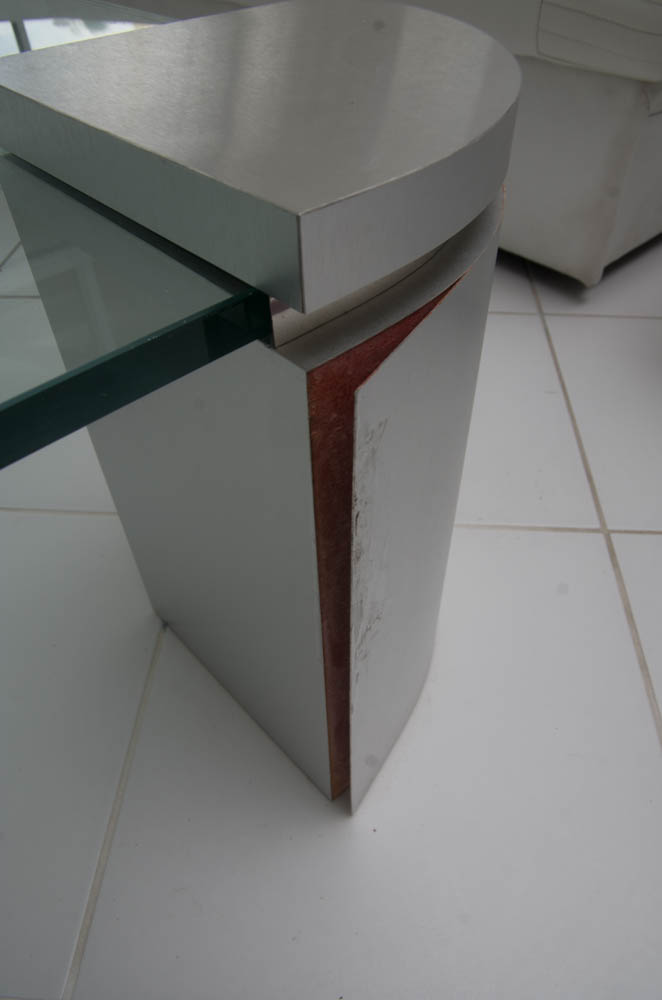 Modern Style Glass Top Coffee Table