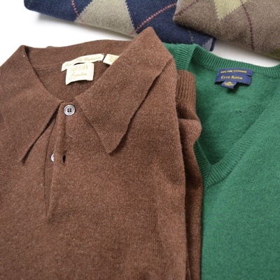 Men's Cashmere and Wool Sweater Collection