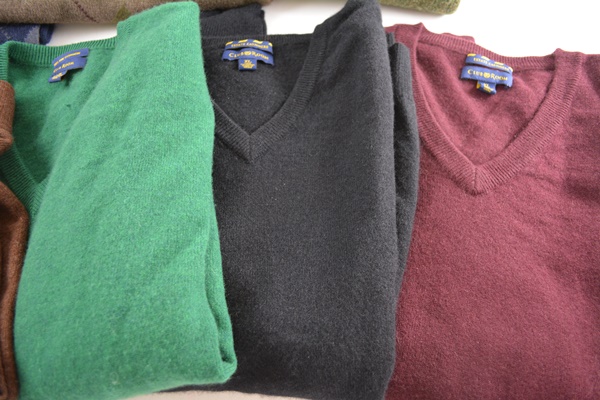 Men's Cashmere and Wool Sweater Collection