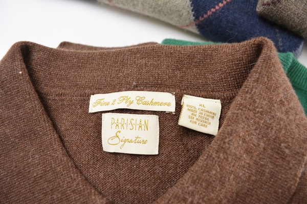 Men's Cashmere and Wool Sweater Collection