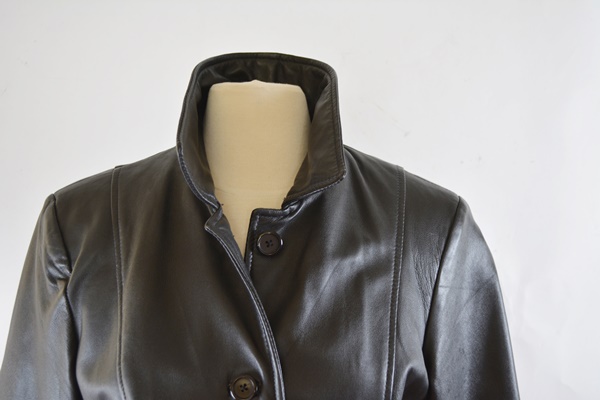 Style & Co. Black Leather Women's Jacket