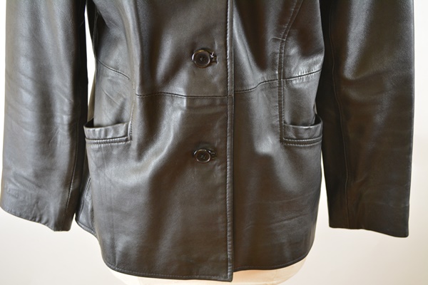 Style & Co. Black Leather Women's Jacket