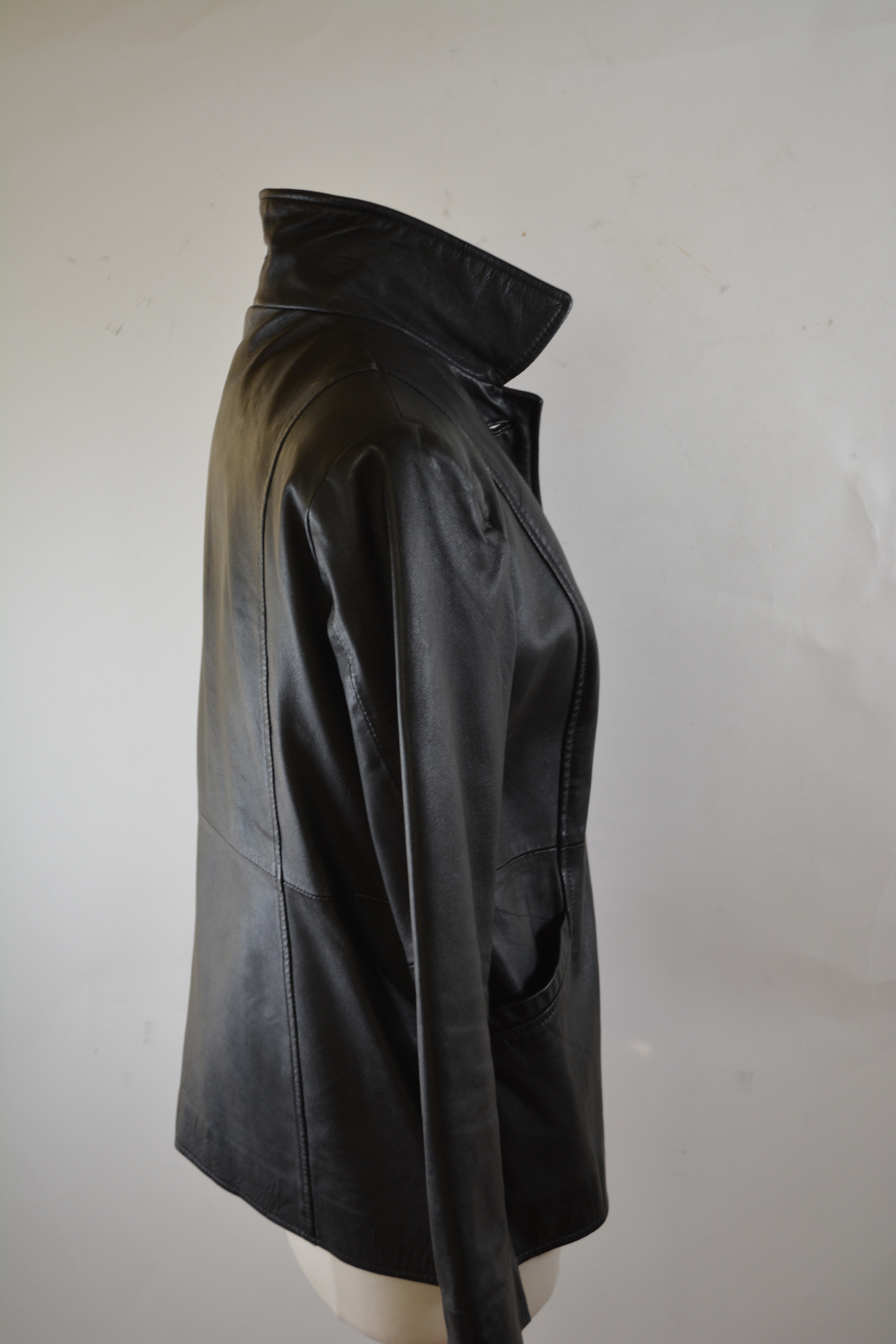 Style & Co. Black Leather Women's Jacket