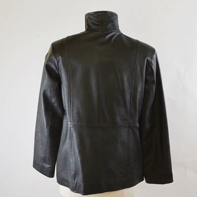 Style & Co. Black Leather Women's Jacket