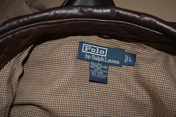 Polo by Ralph Lauren Brown Leather Men's Jacket