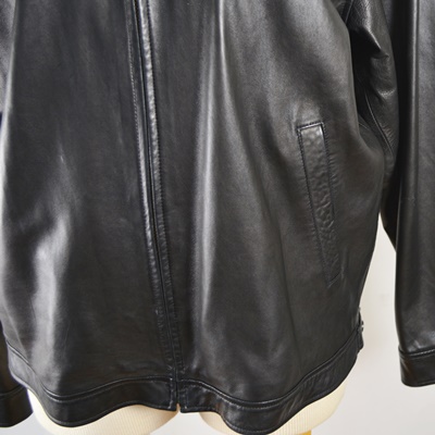 Polo by Ralph Lauren Black Leather Men's Jacket