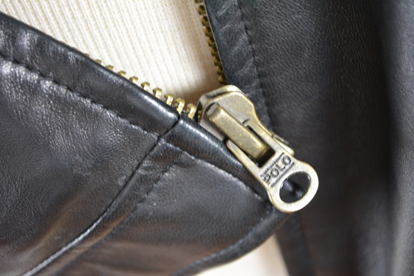 Polo by Ralph Lauren Black Leather Men's Jacket