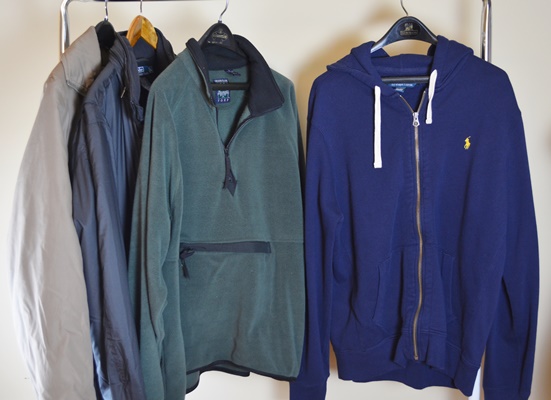 Men's Polo, Nautica and Other Light Weight Jackets