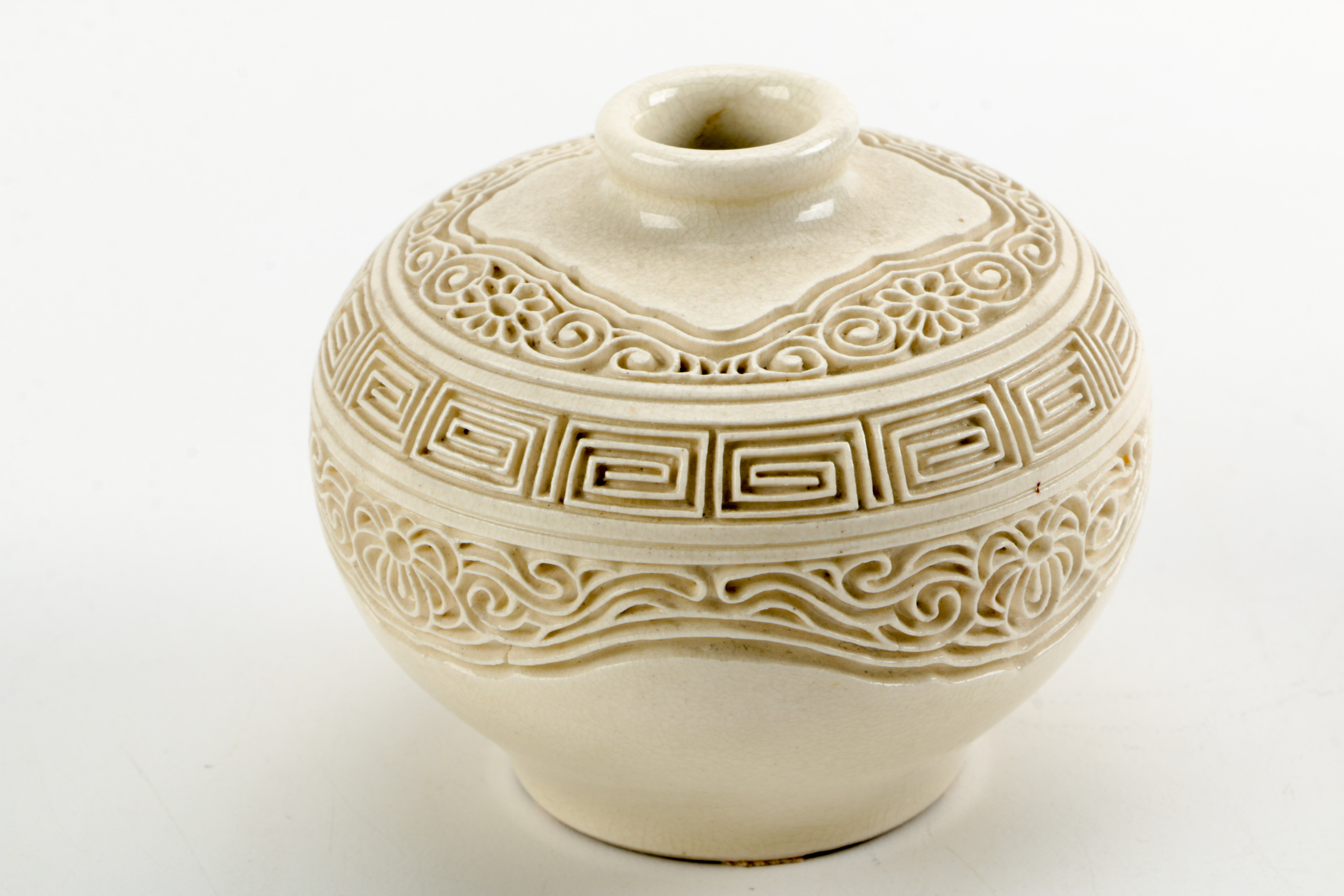 Chinese Incised Ceramic Jar