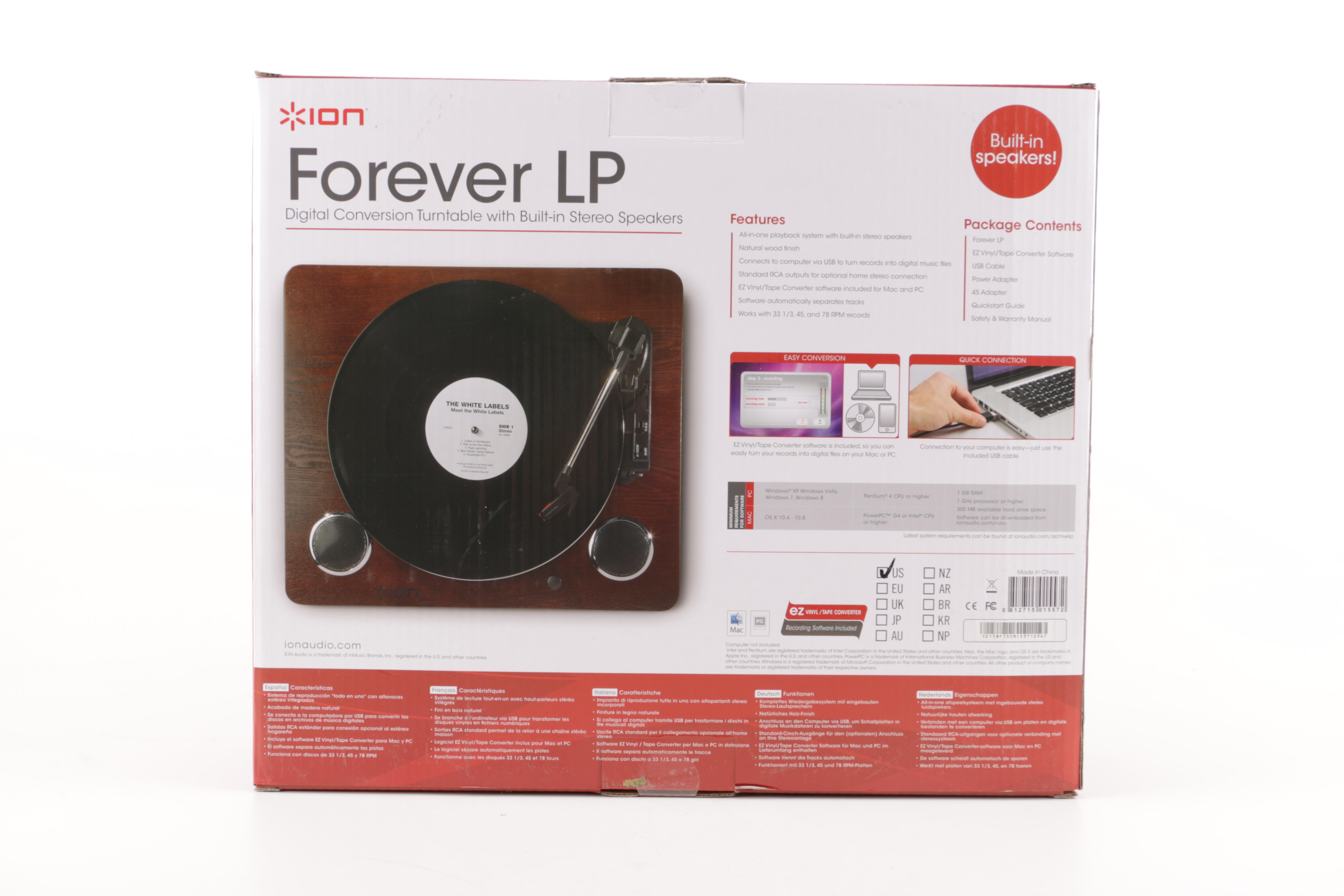 ION Forever LP Digital Conversion Turntable