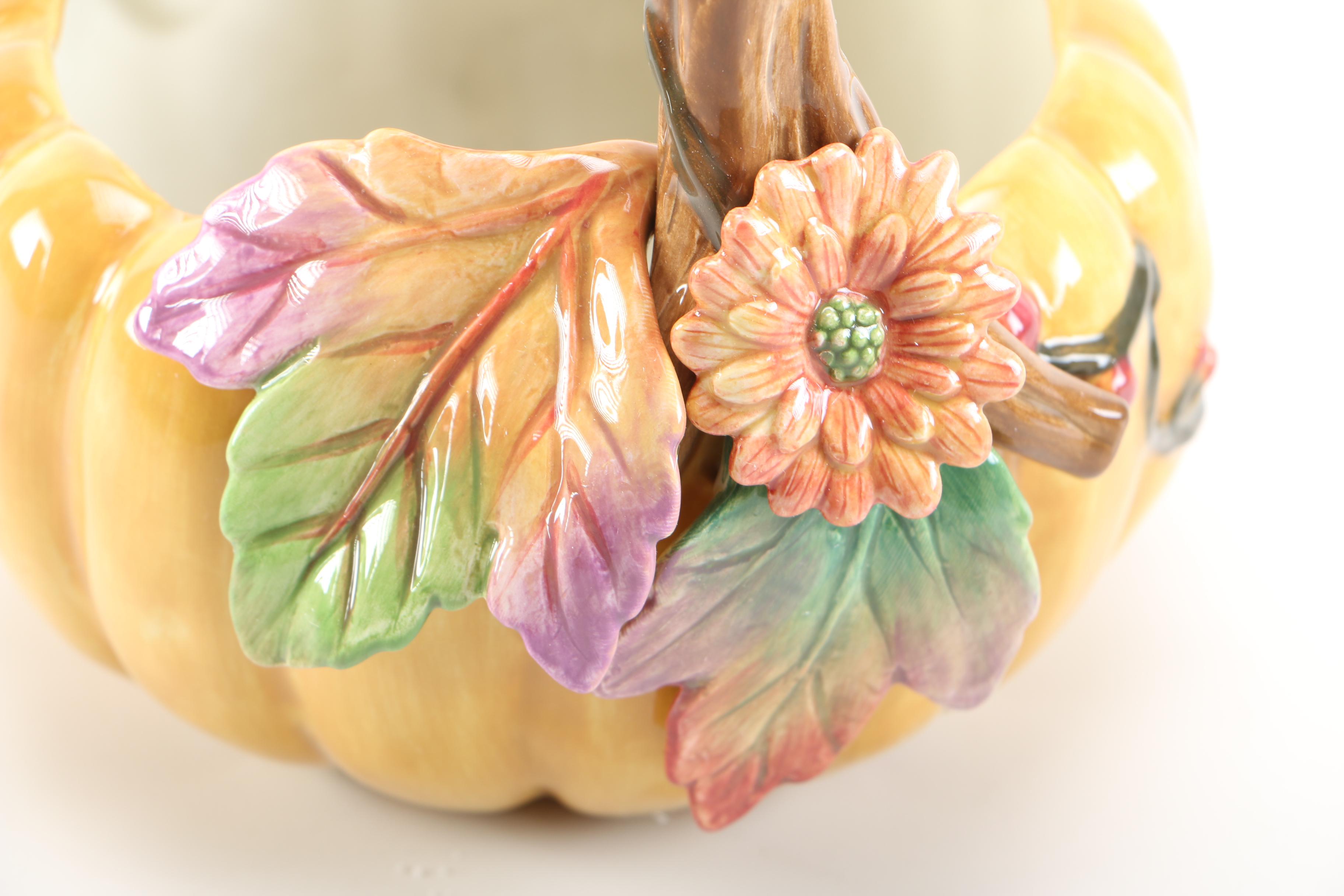 Fitz and Floyd "Harvest Heritage" Thanksgiving-Themed Tableware