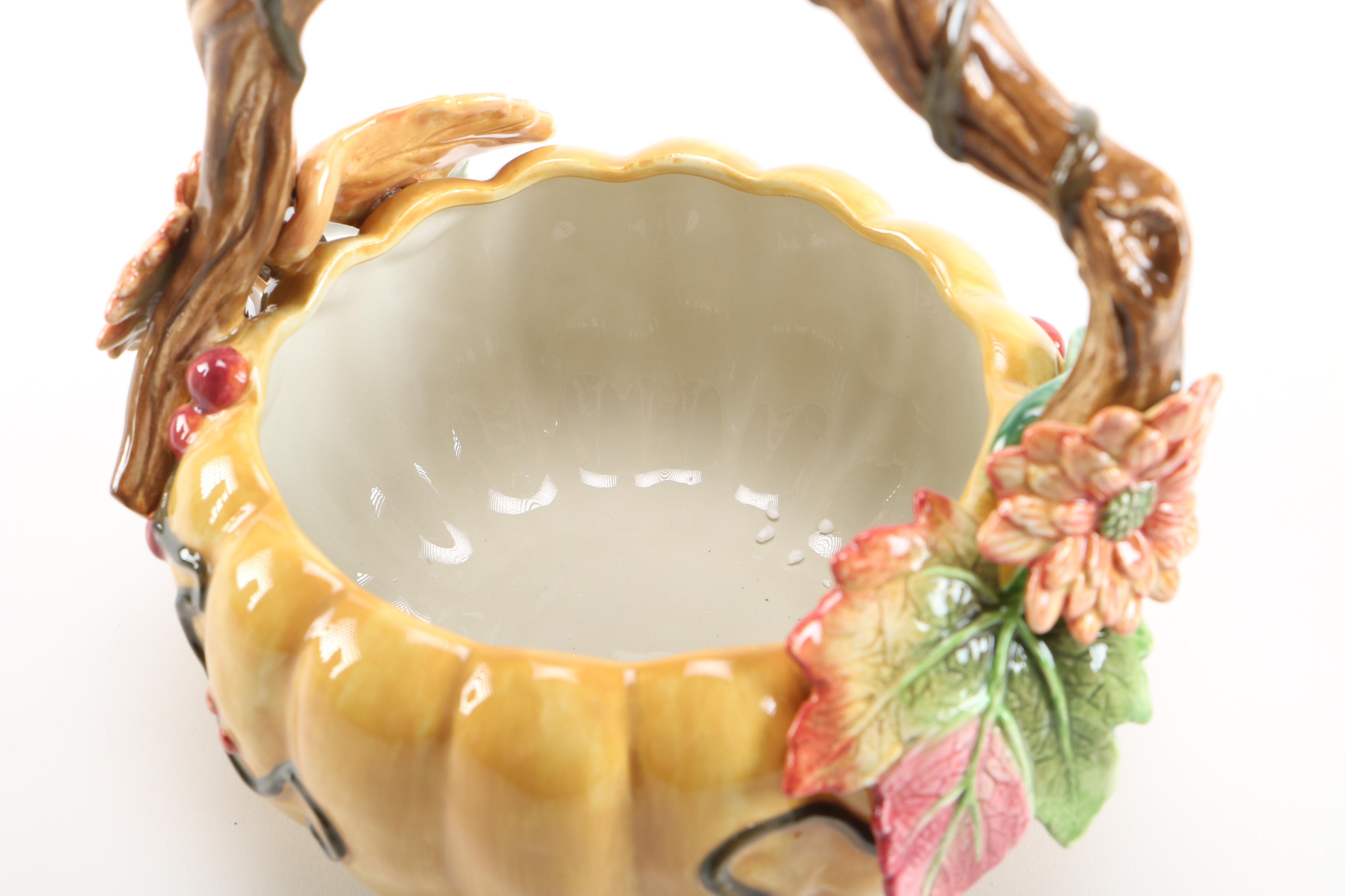 Fitz and Floyd "Harvest Heritage" Thanksgiving-Themed Tableware