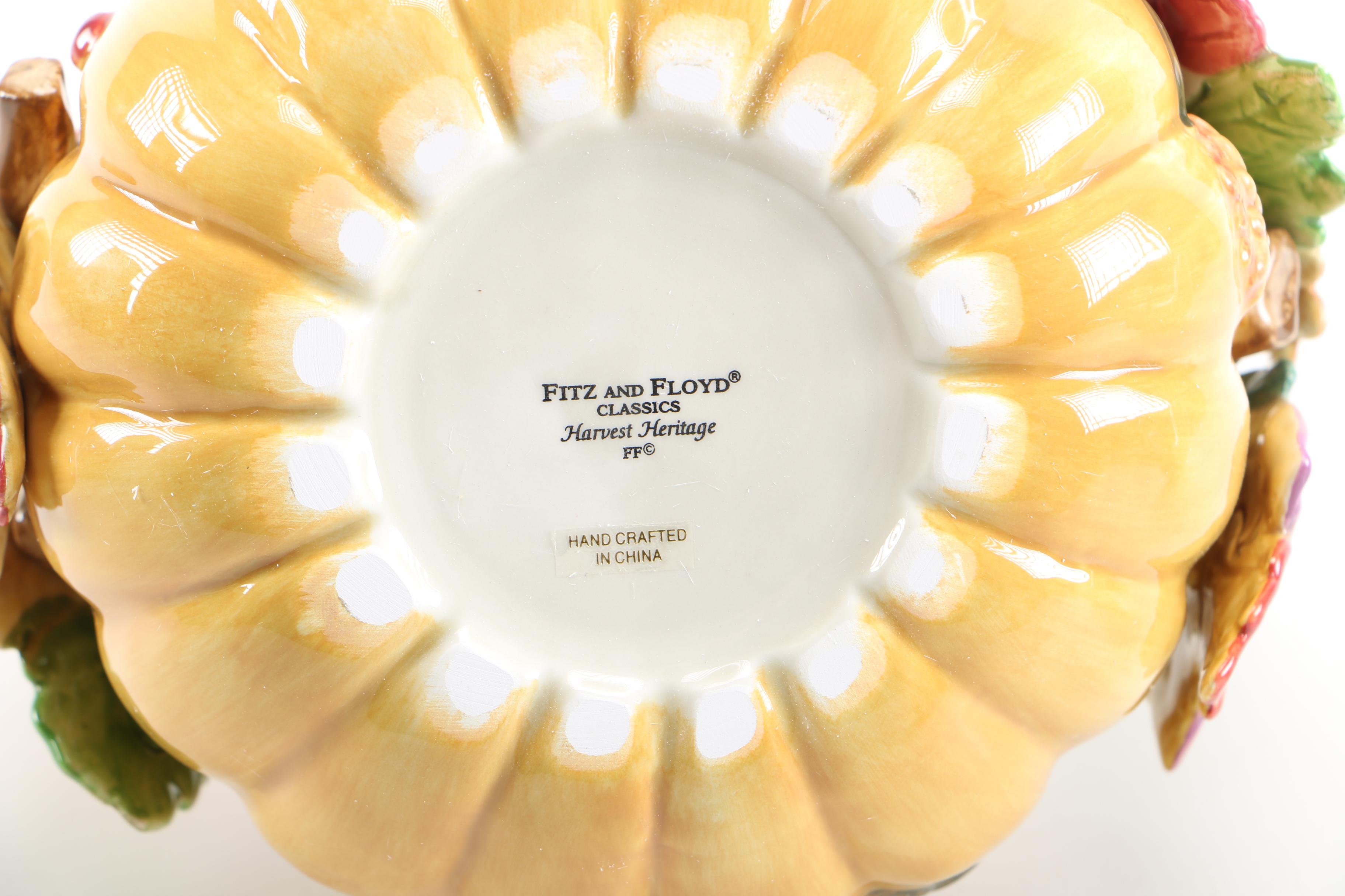 Fitz and Floyd "Harvest Heritage" Thanksgiving-Themed Tableware