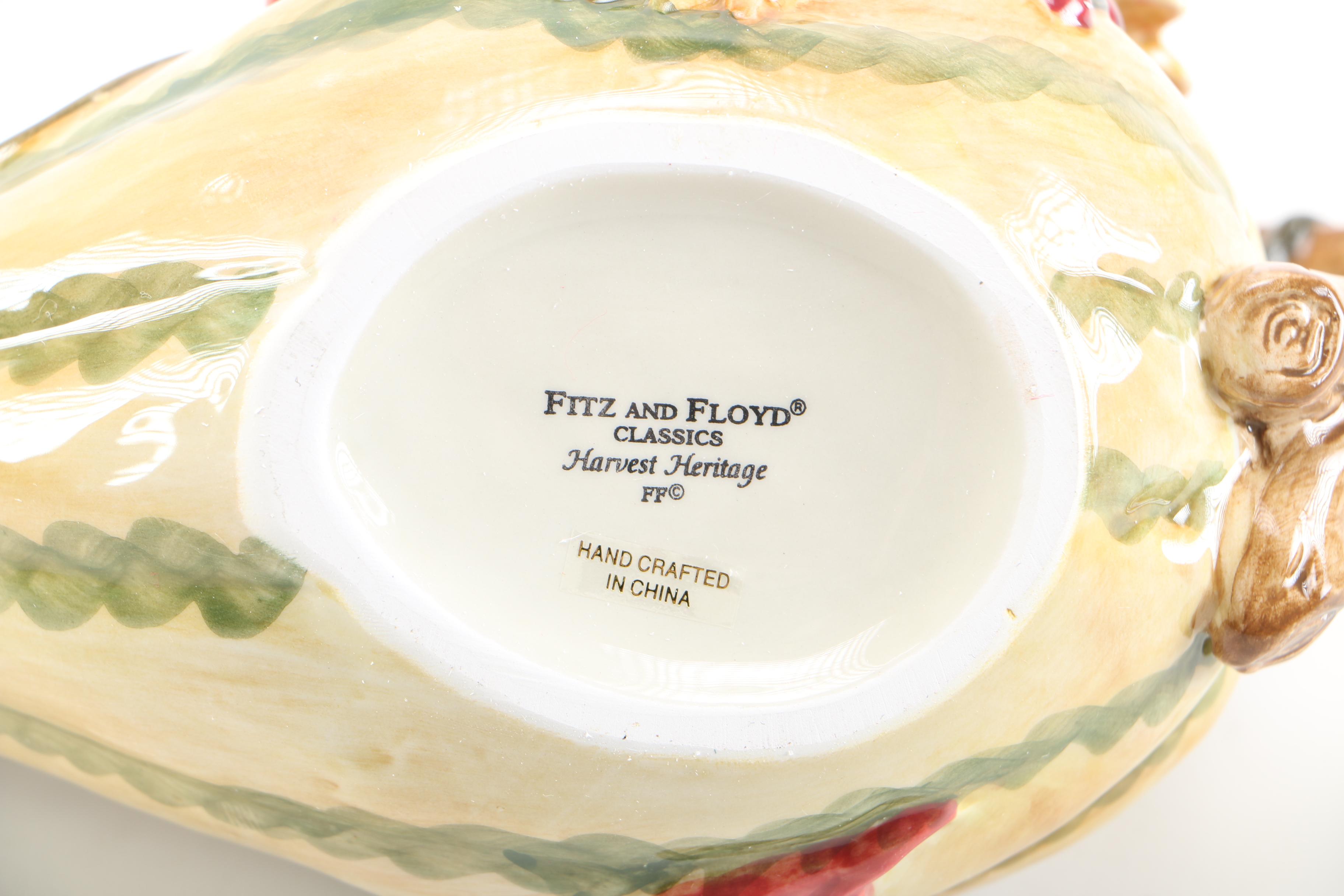 Fitz and Floyd "Harvest Heritage" Thanksgiving-Themed Tableware