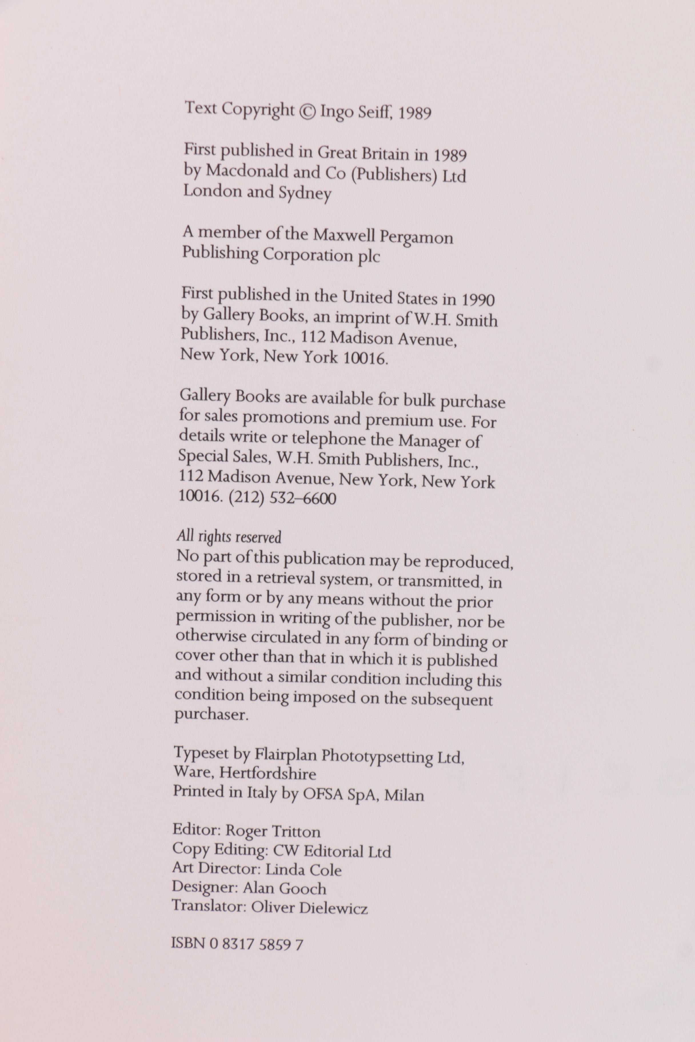 1989 First Edition "Mercedes Benz: Portrait of a Legend" by Ingo Seiff