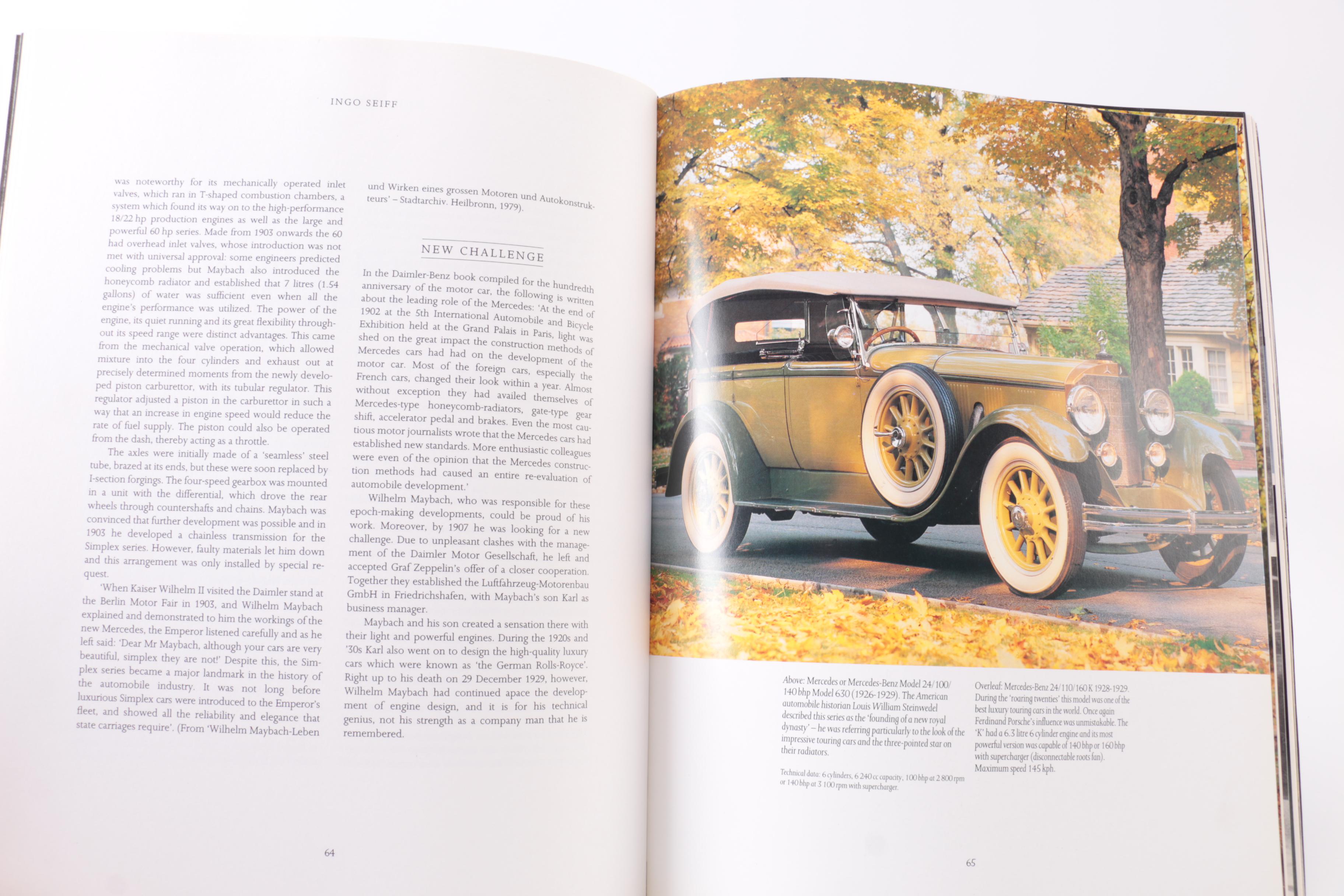 1989 First Edition "Mercedes Benz: Portrait of a Legend" by Ingo Seiff