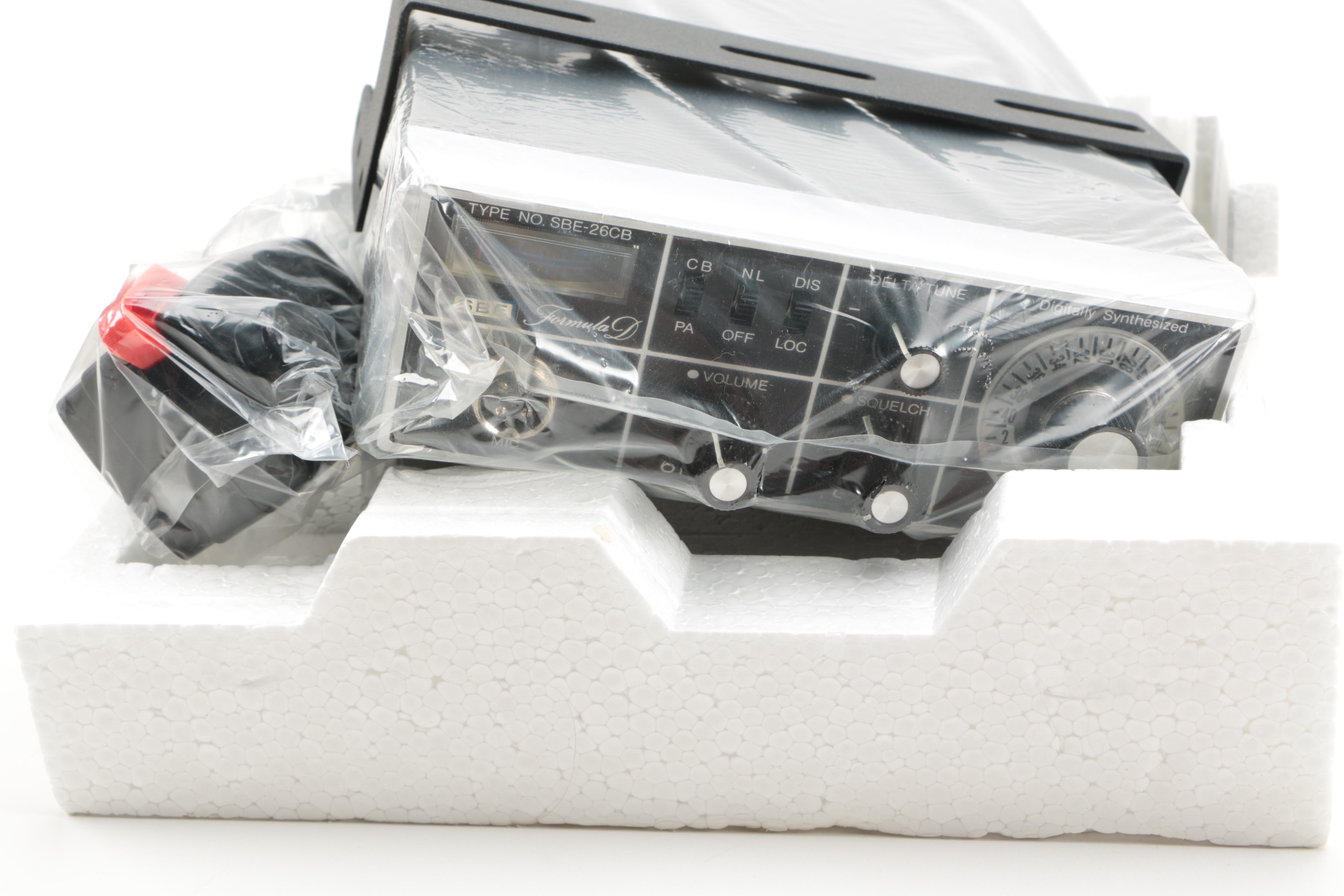 Pair of Formula D and  Cobra CB Radios