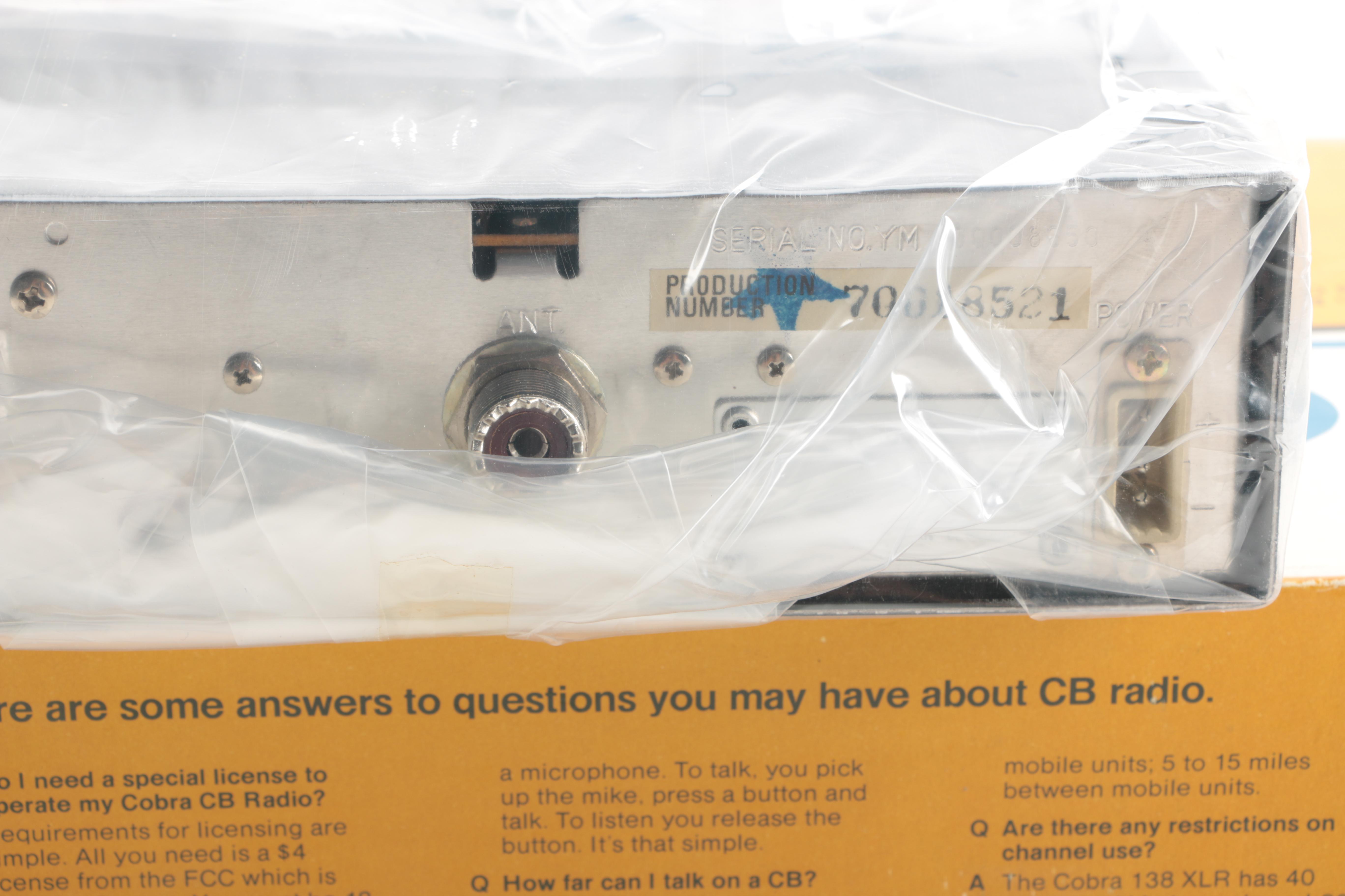 Pair of Formula D and  Cobra CB Radios