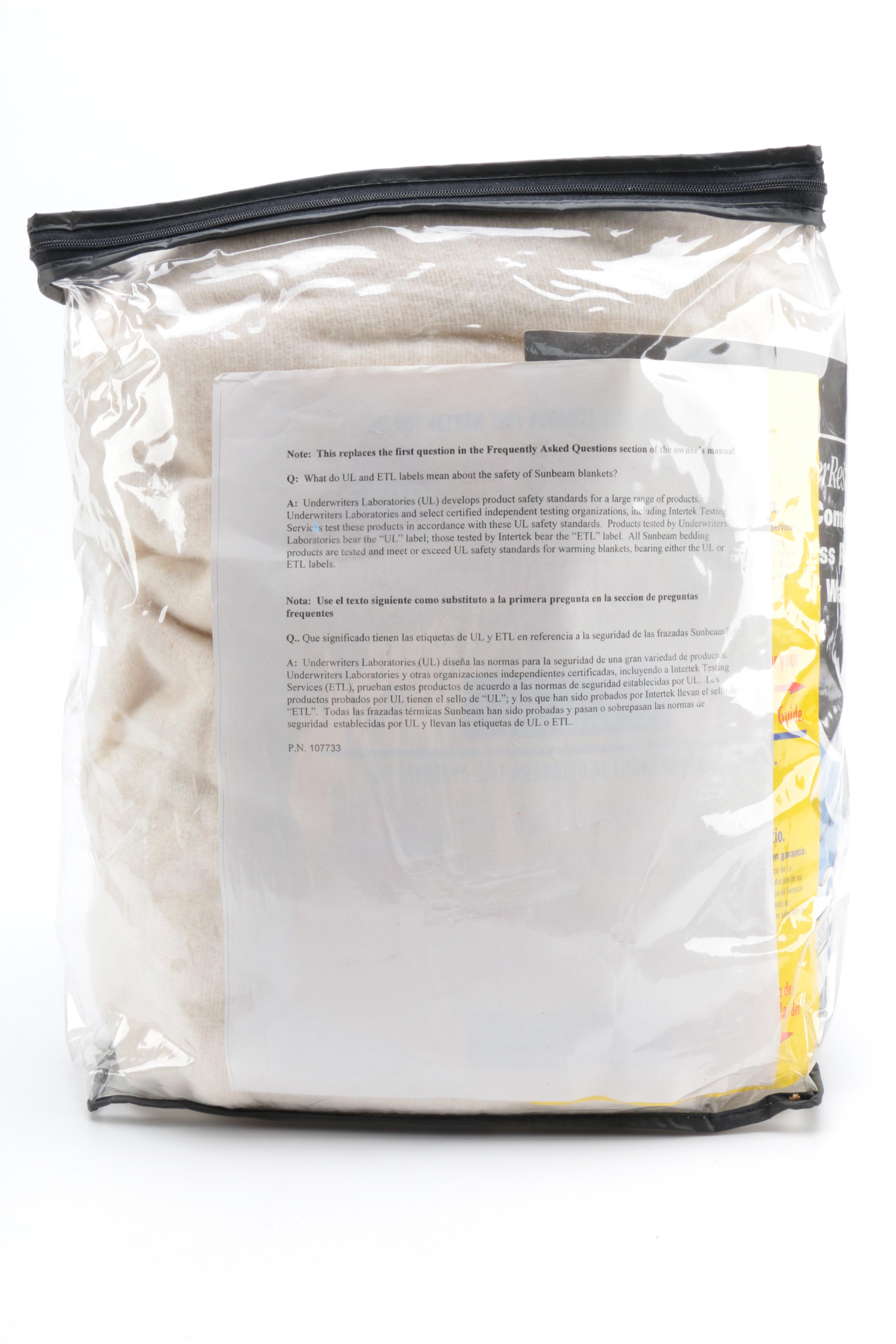 SlumberRest Cordless Remote Warming Blanket by Sunbeam