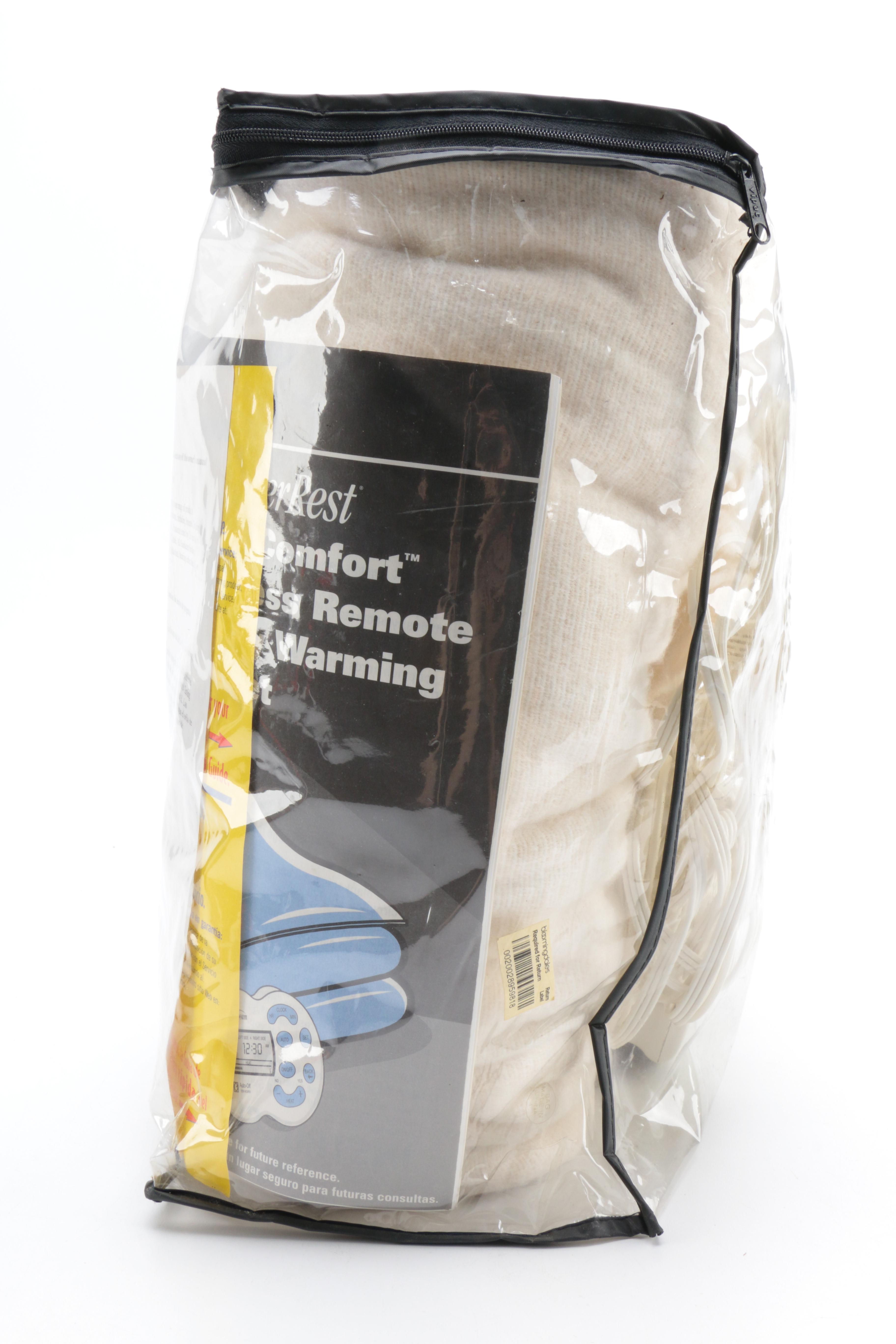 SlumberRest Cordless Remote Warming Blanket by Sunbeam