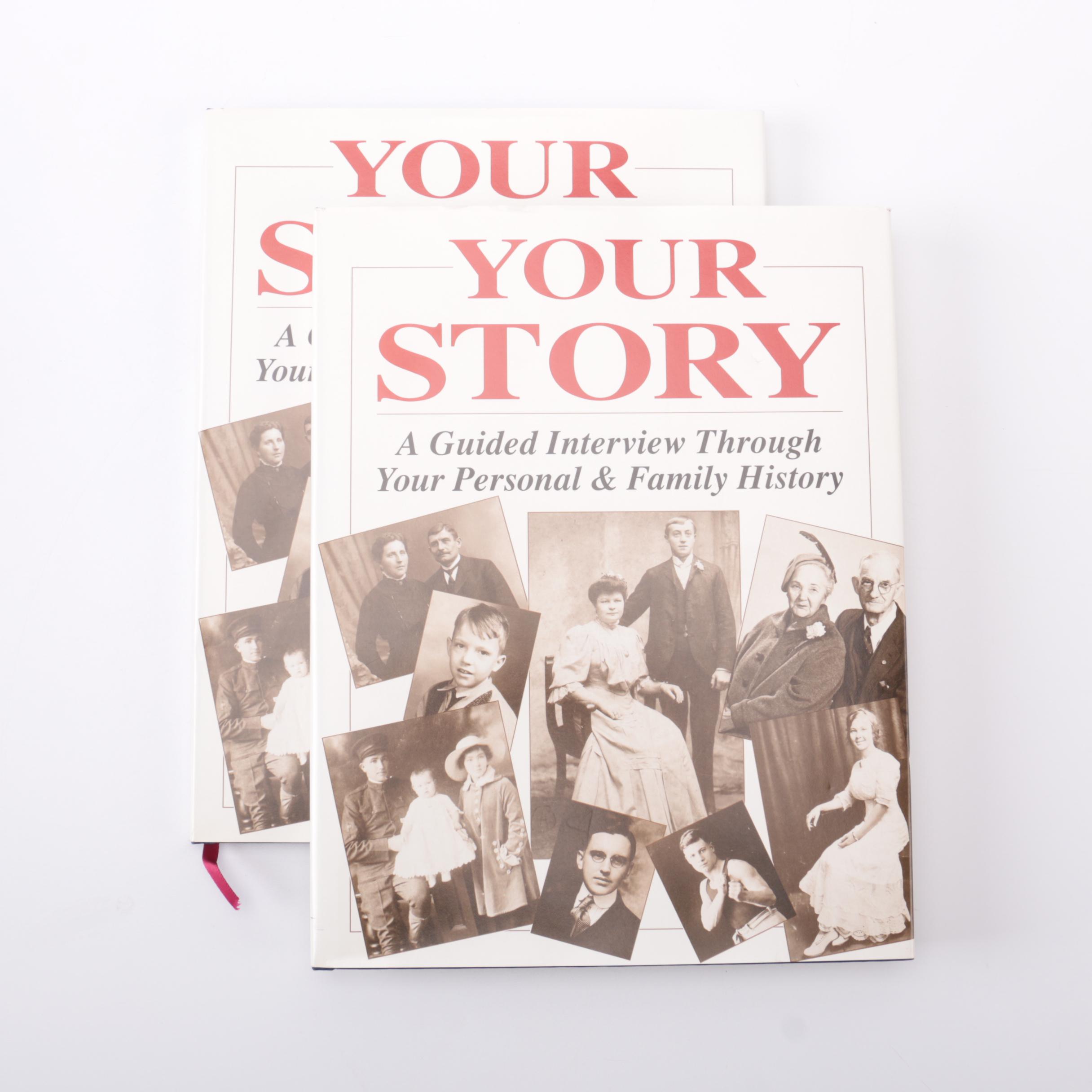 1992 "Your Story" Personal Narrative History Hardcover Books