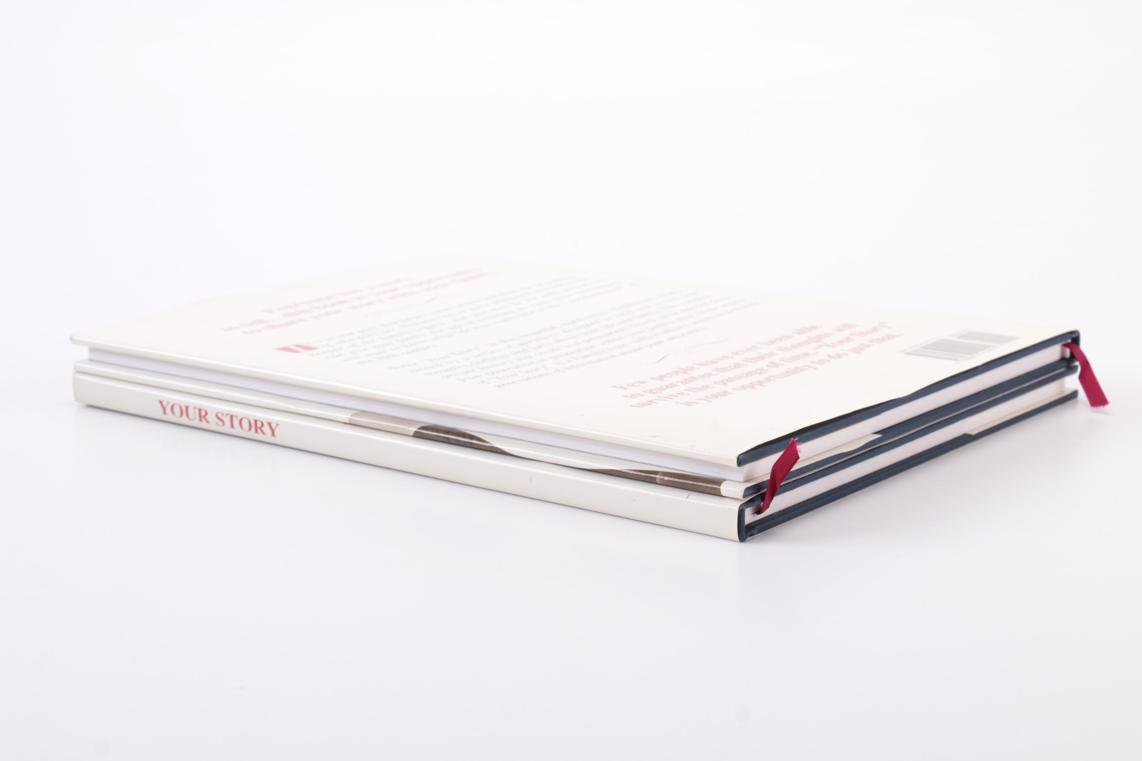 1992 "Your Story" Personal Narrative History Hardcover Books