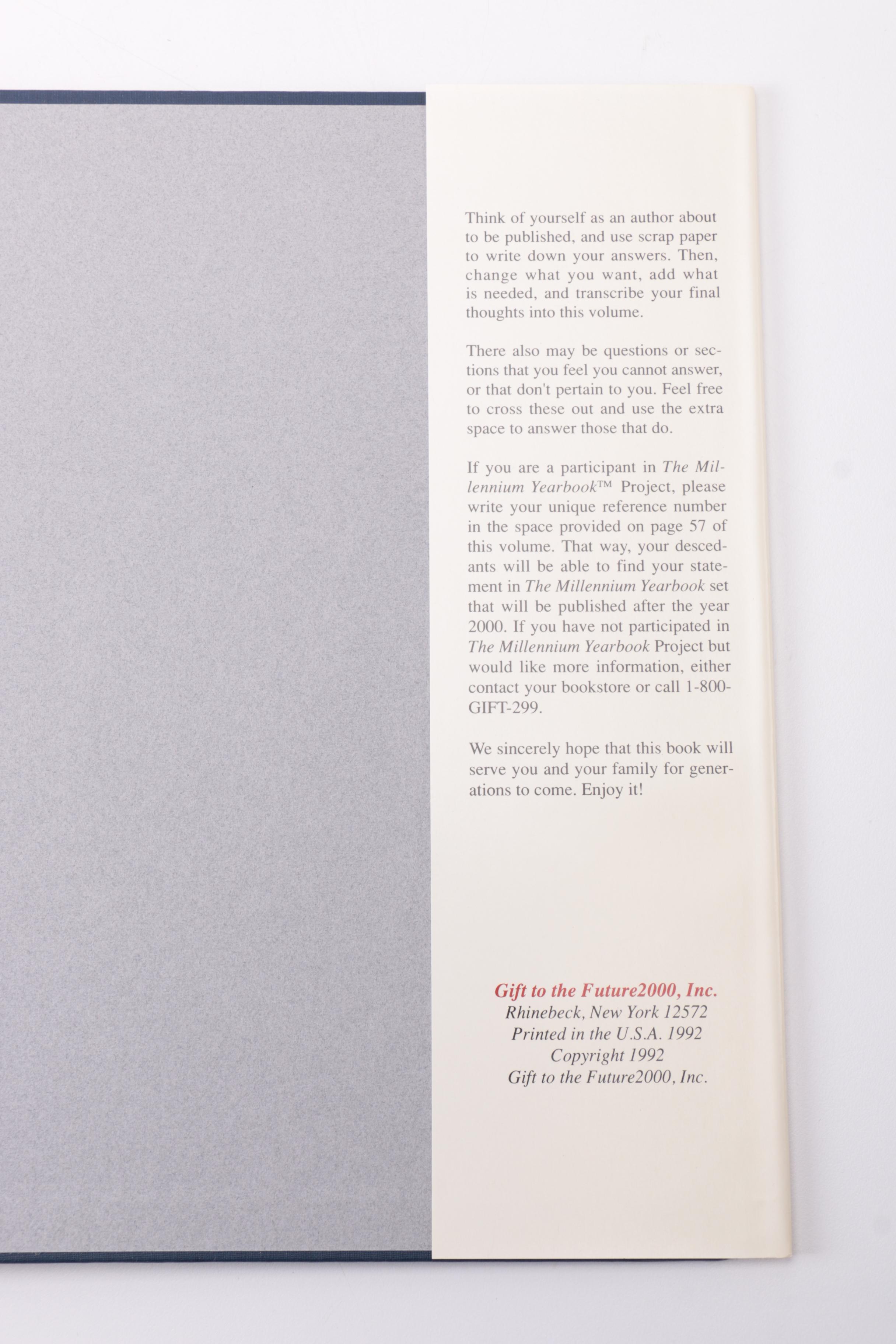 1992 "Your Story" Personal Narrative History Hardcover Books