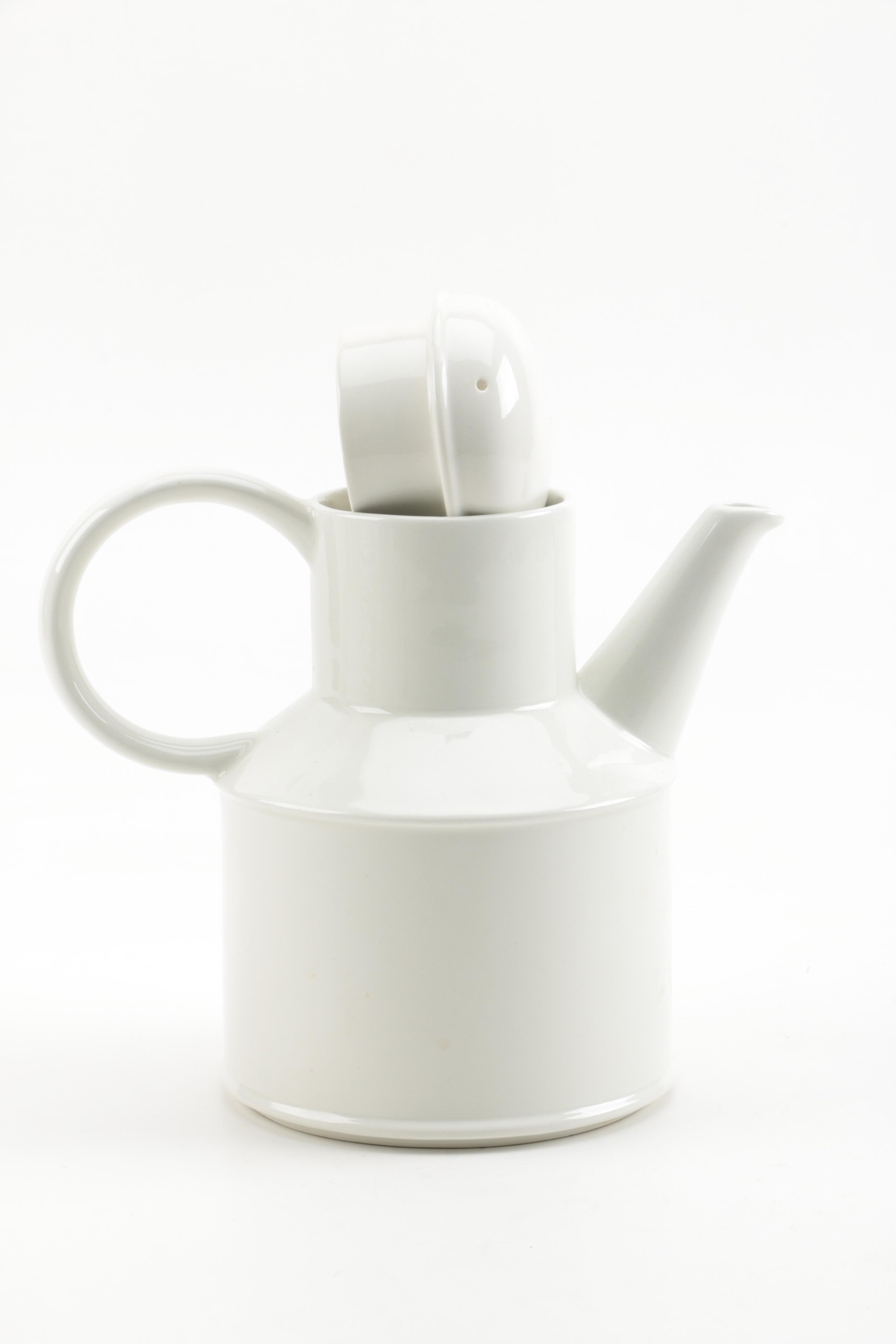 Bloomingdales  Main Course  White Plates and Pitcher