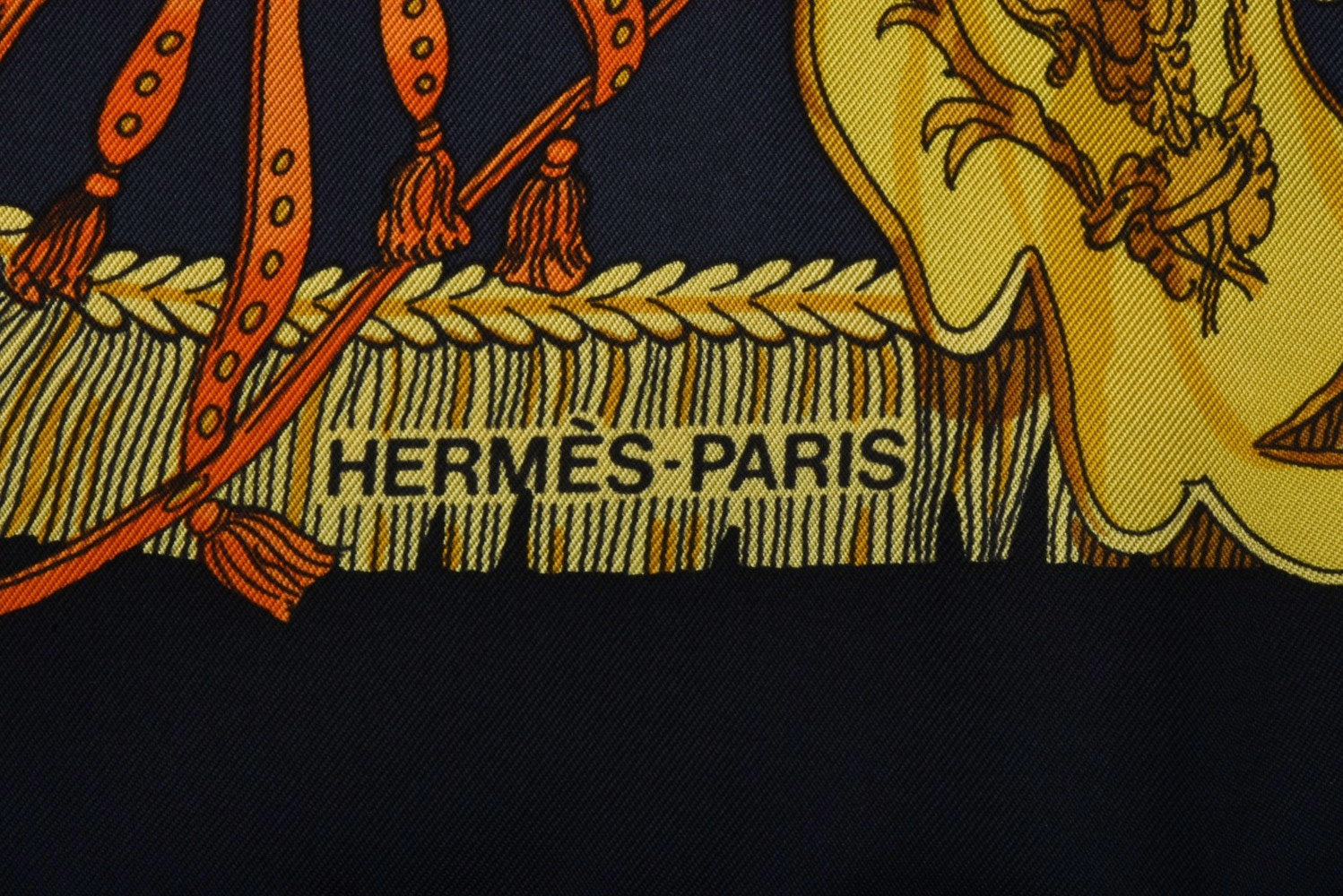 Hermès Silk "Caparacons de la France et de l'Inde" Scarf