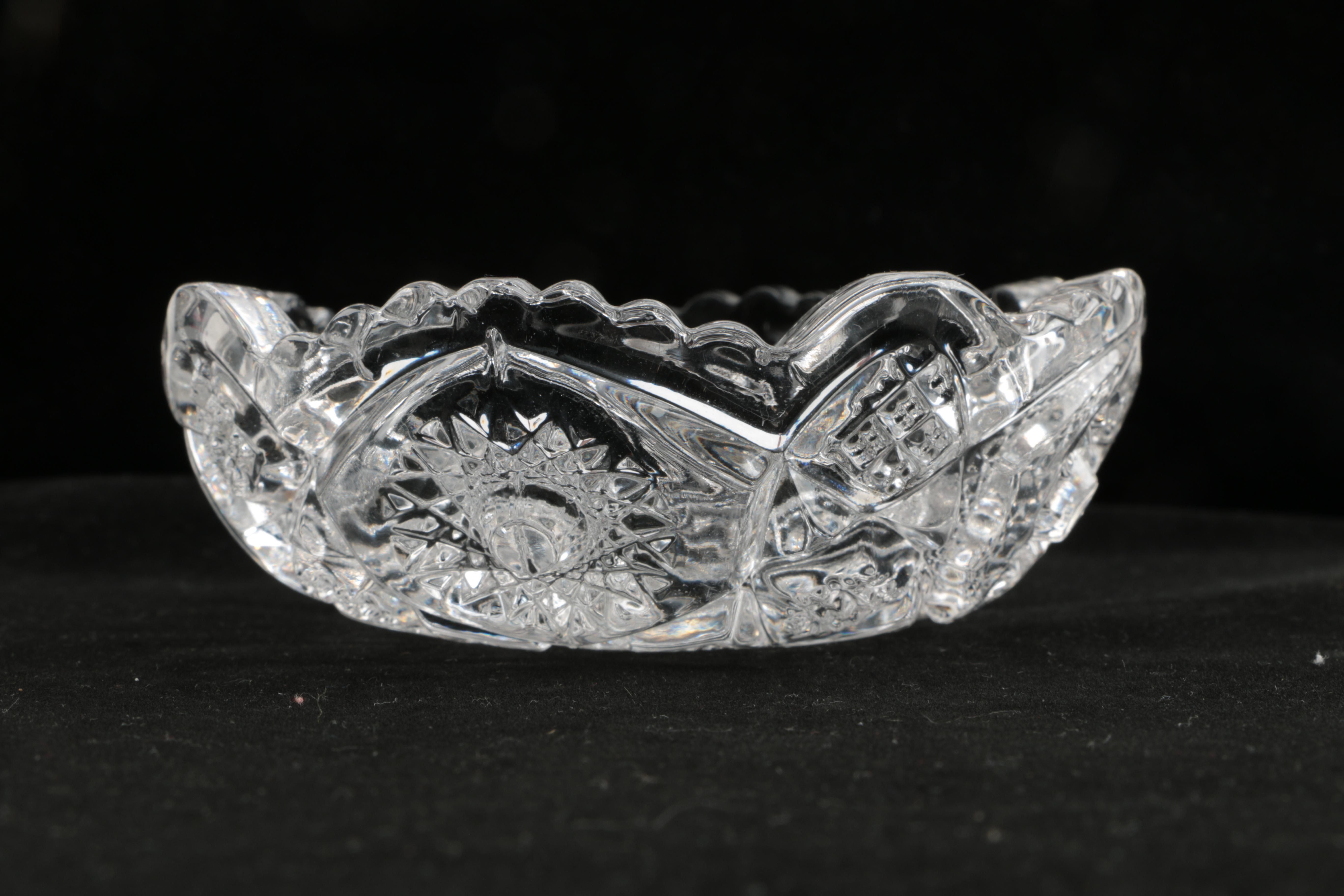 Assorted Pattern Crystal Bowls