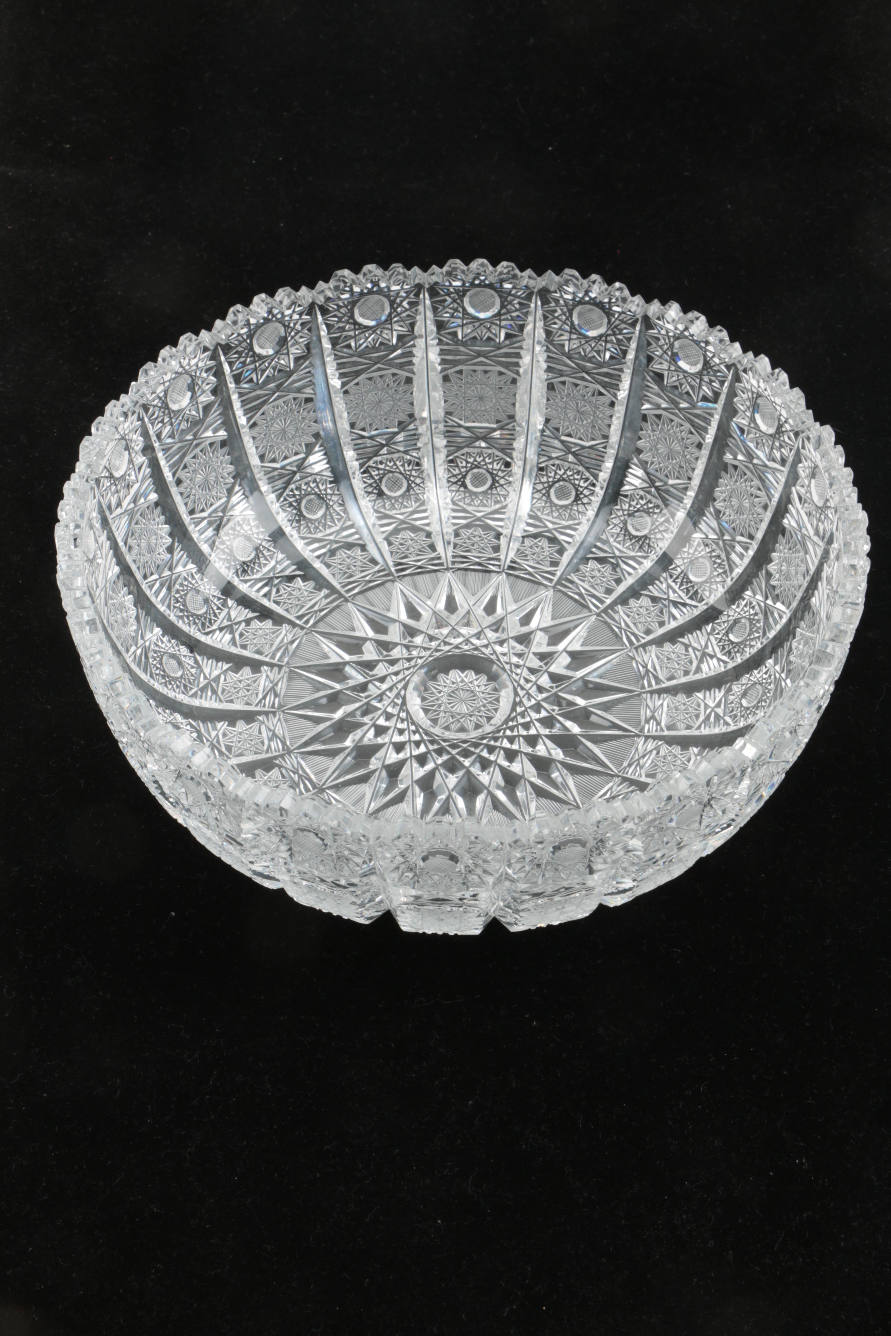 Assorted Pattern Crystal Bowls