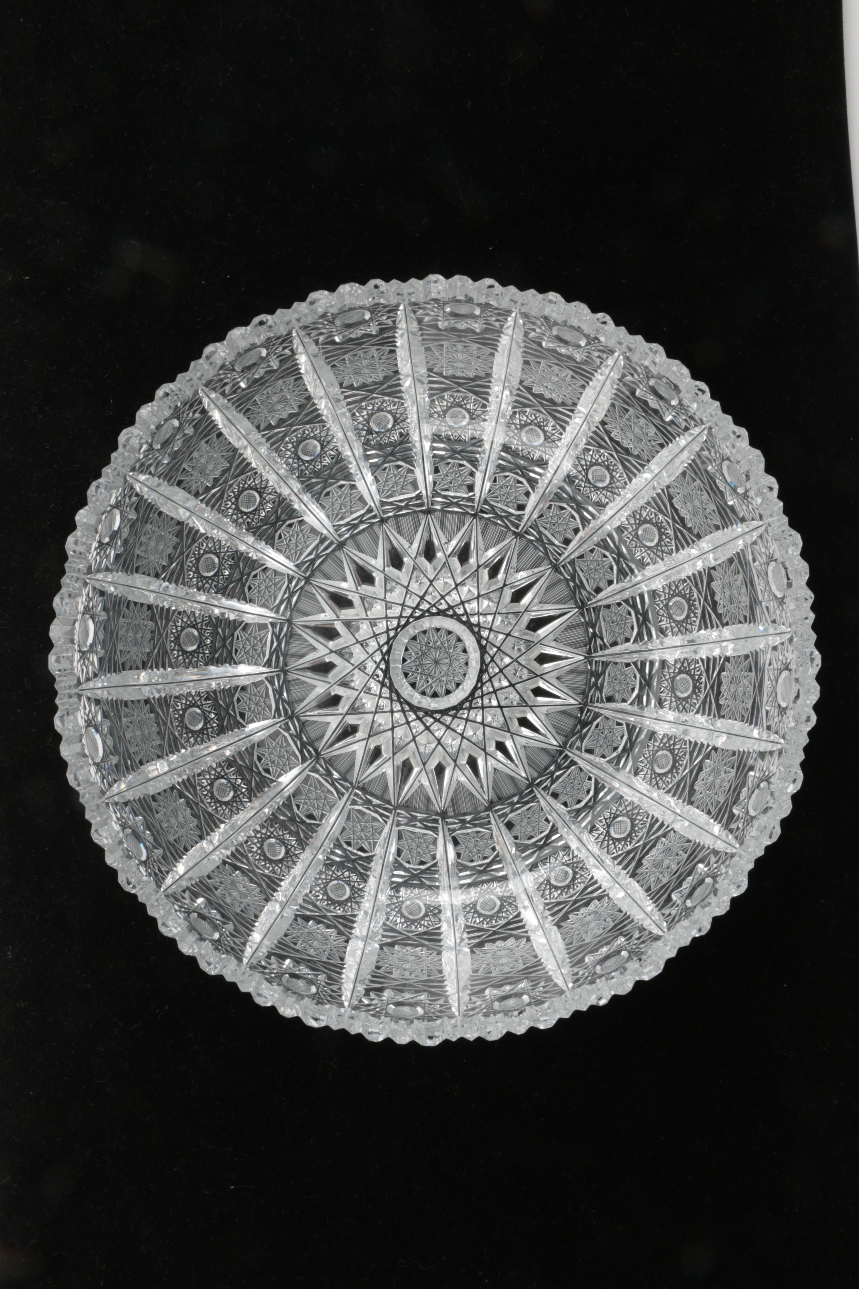 Assorted Pattern Crystal Bowls