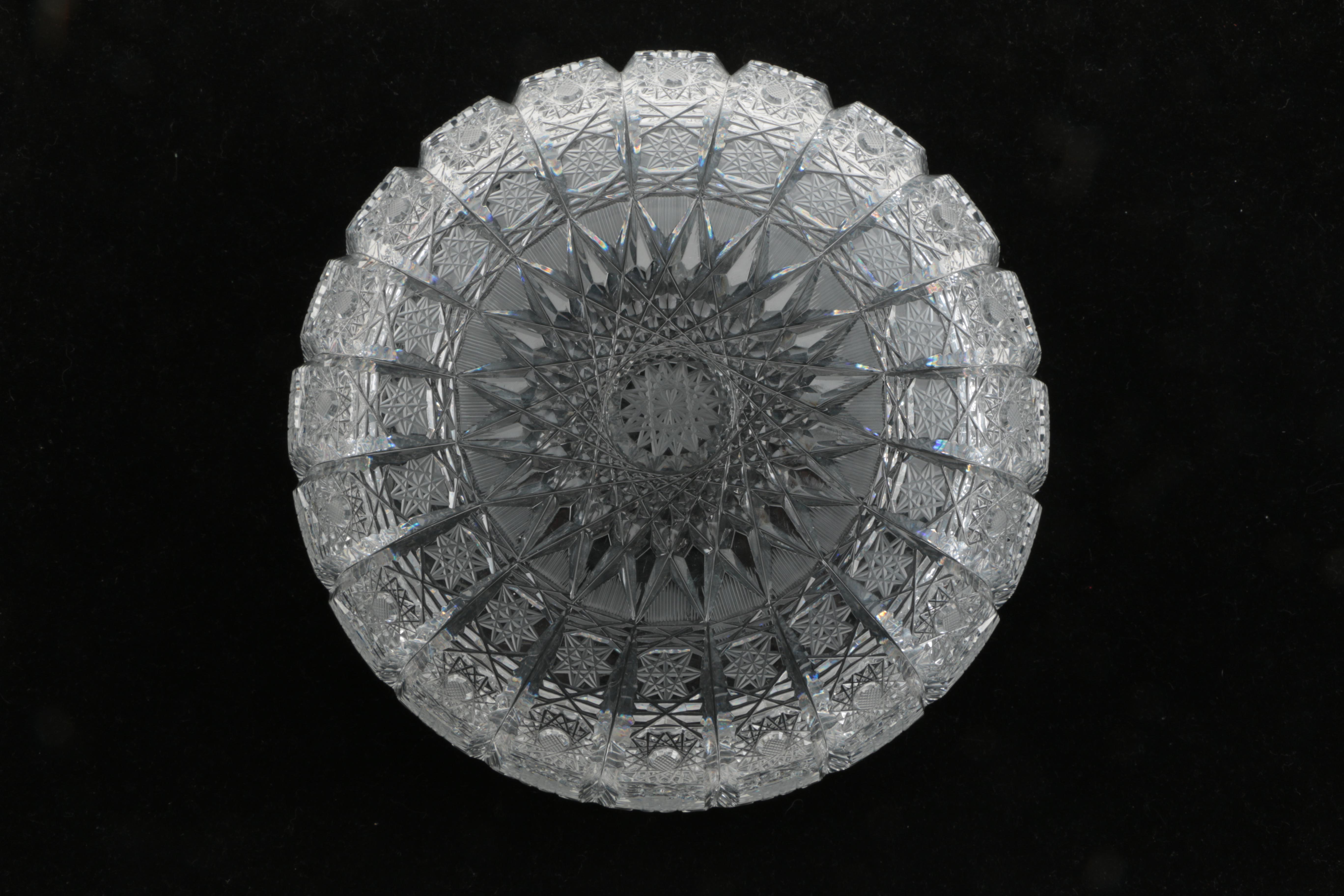 Assorted Pattern Crystal Bowls