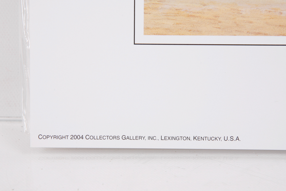 Collection of James Crow Offset Lithographs "At the Finish"