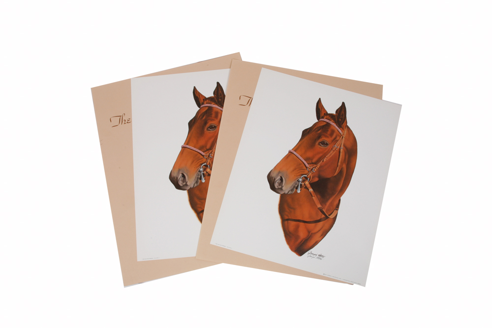Signed Joseph Petro "Chestnut" Offset Lithographs