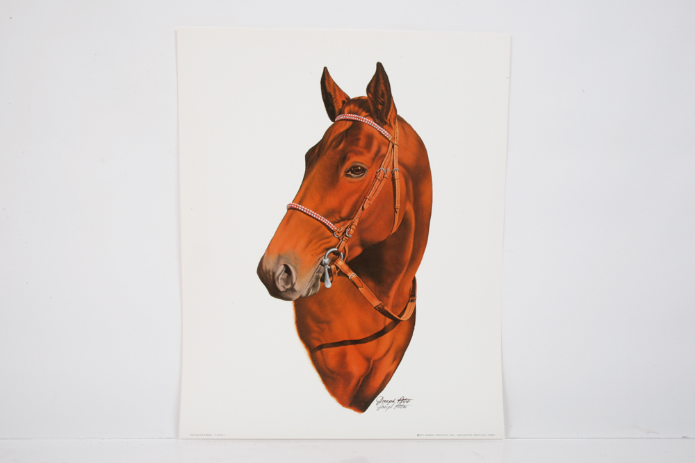 Signed Joseph Petro "Chestnut" Offset Lithographs
