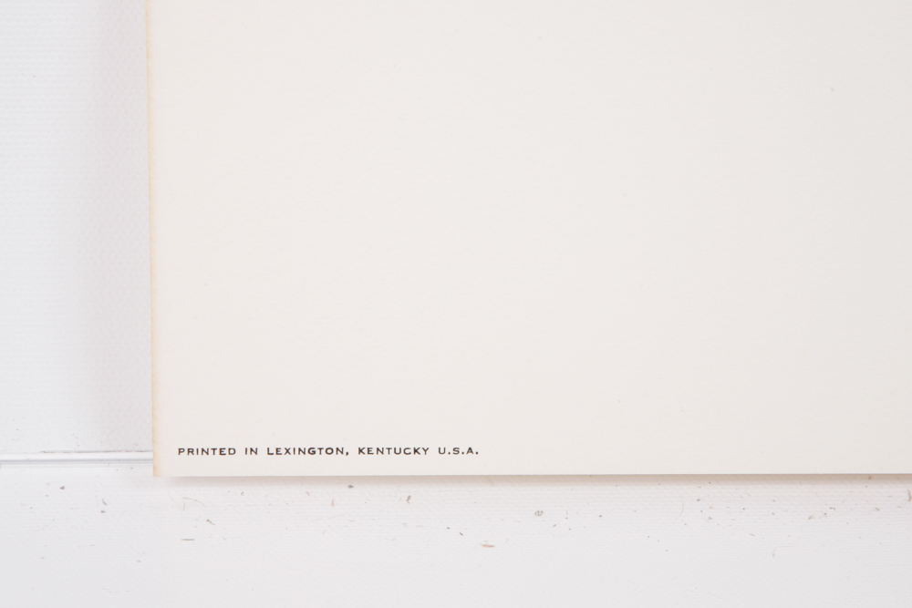 Mike Reynolds Offset Lithographs "Kentucky Wildcat"