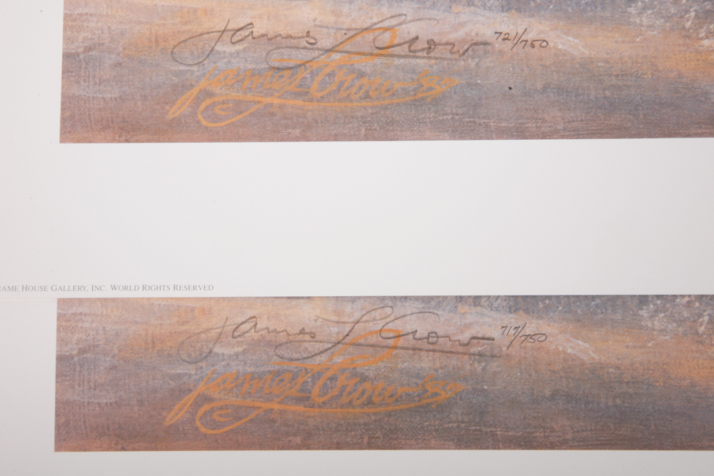 Seven James Crow Offset Lithographs "Afternoon Surprise"