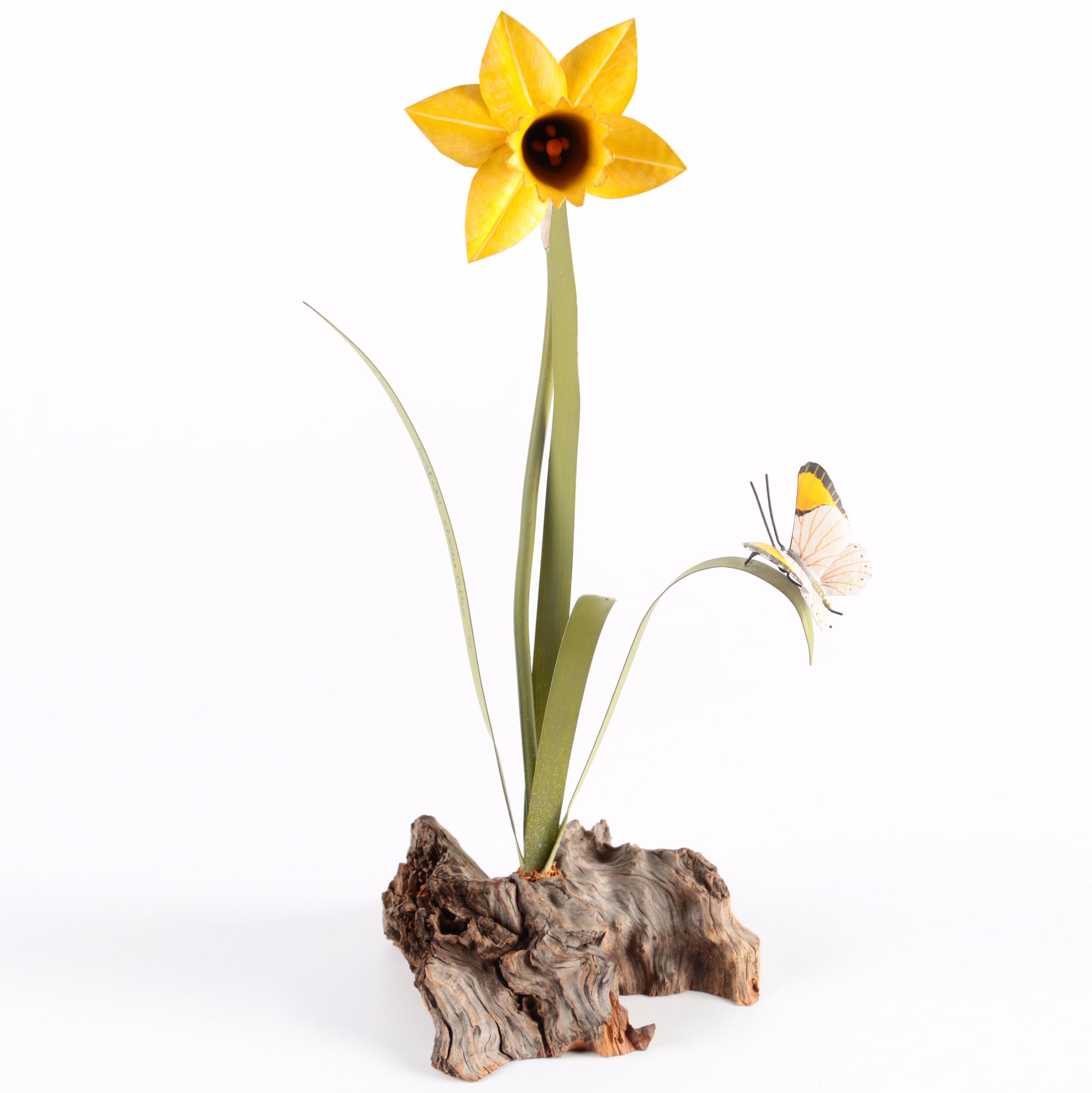 Decorative Metal Daffodil