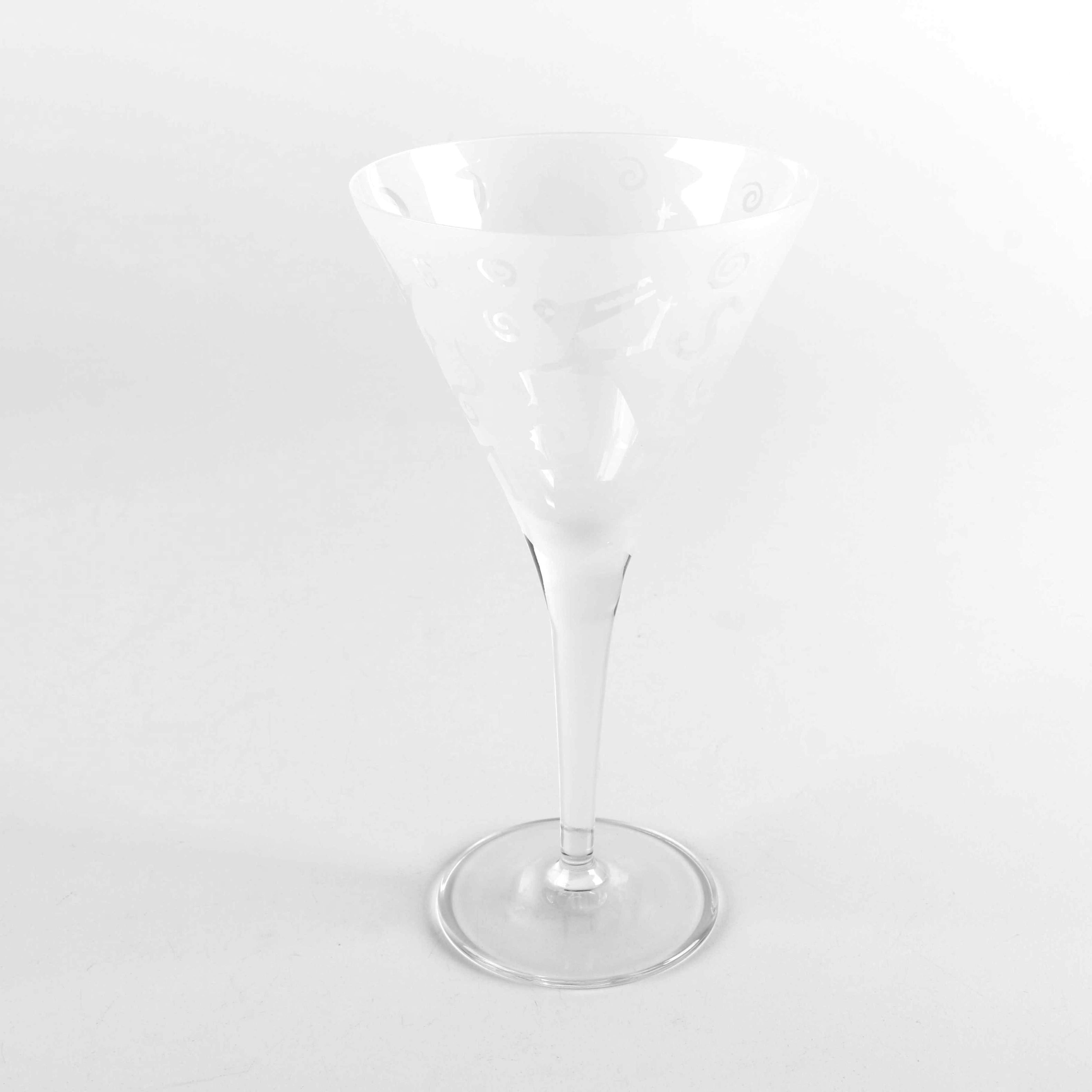 Frosted Martini Glass